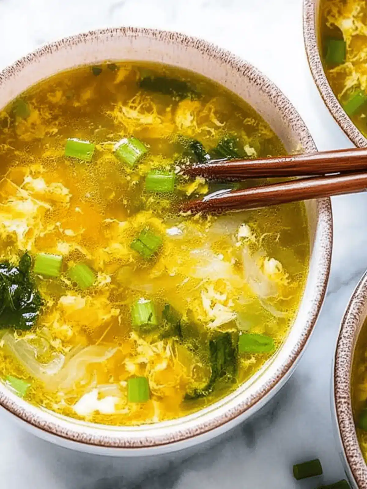 Napa Cabbage Egg Drop Soup