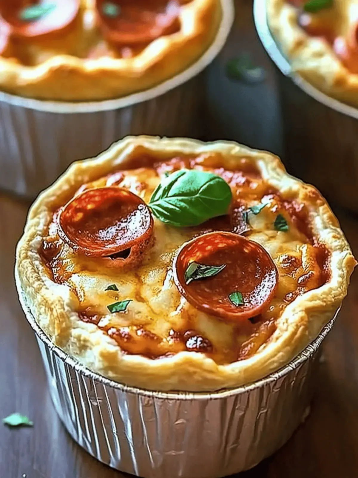 Mini Pizza Pot Pies: Your New Favorite Snack Delight 4 Mini Pizza Pot Pies