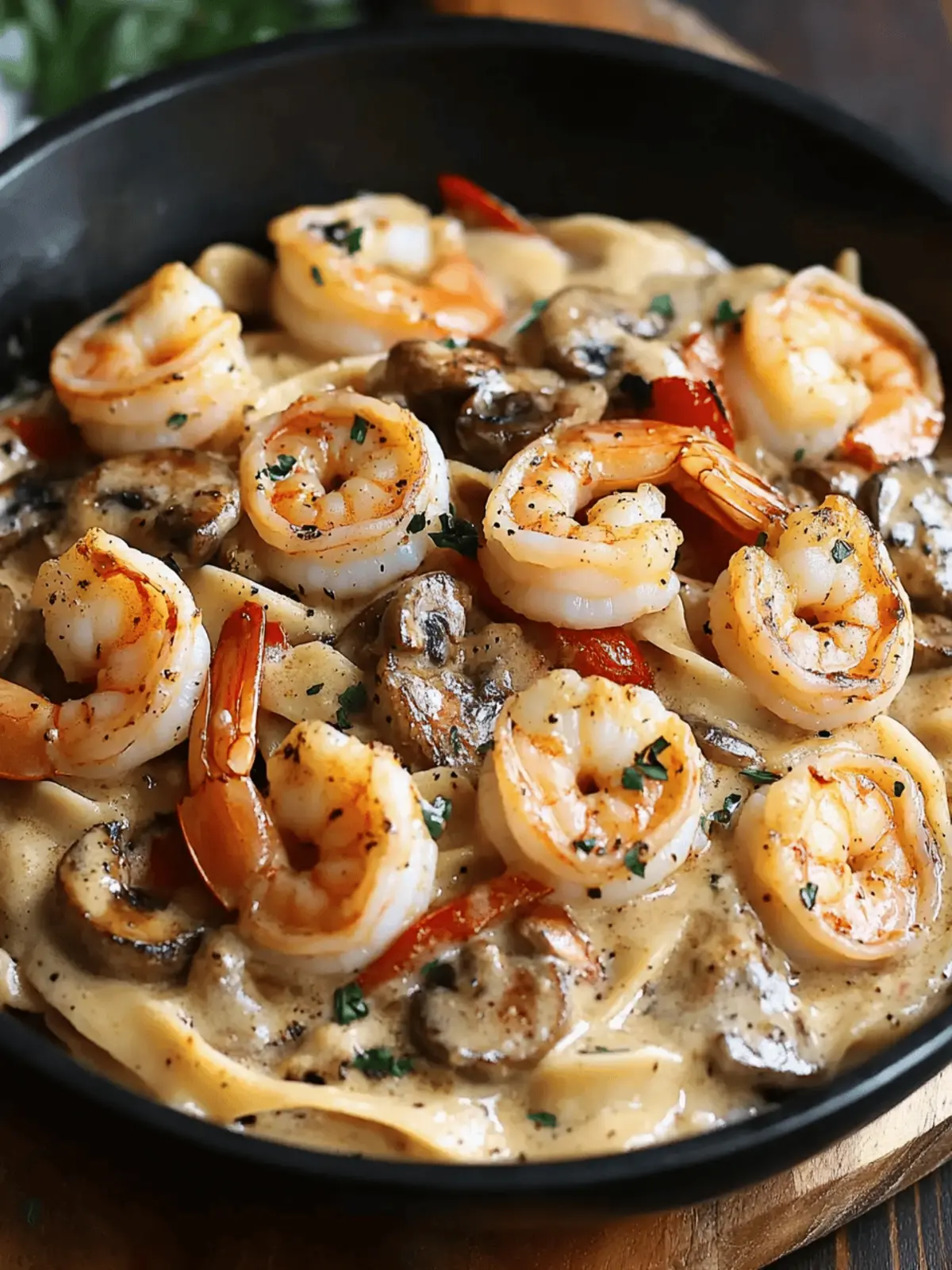 Blackened Shrimp Stroganoff