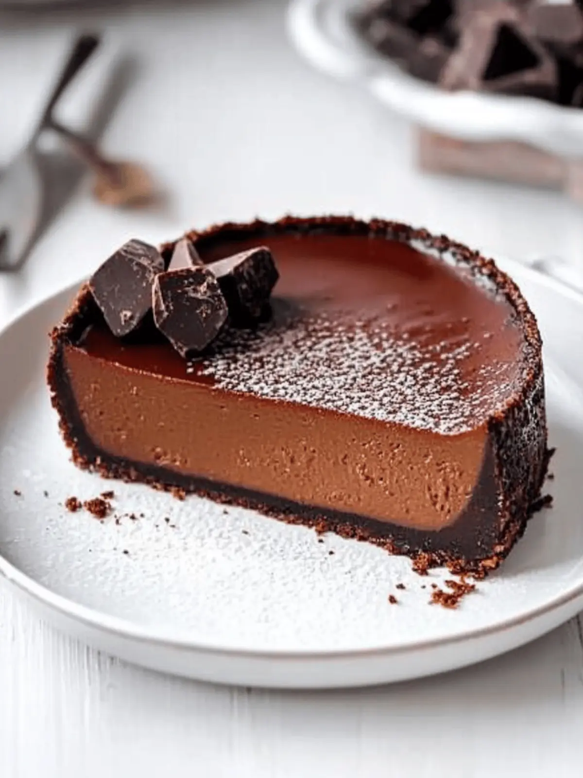 French Chocolate Flan