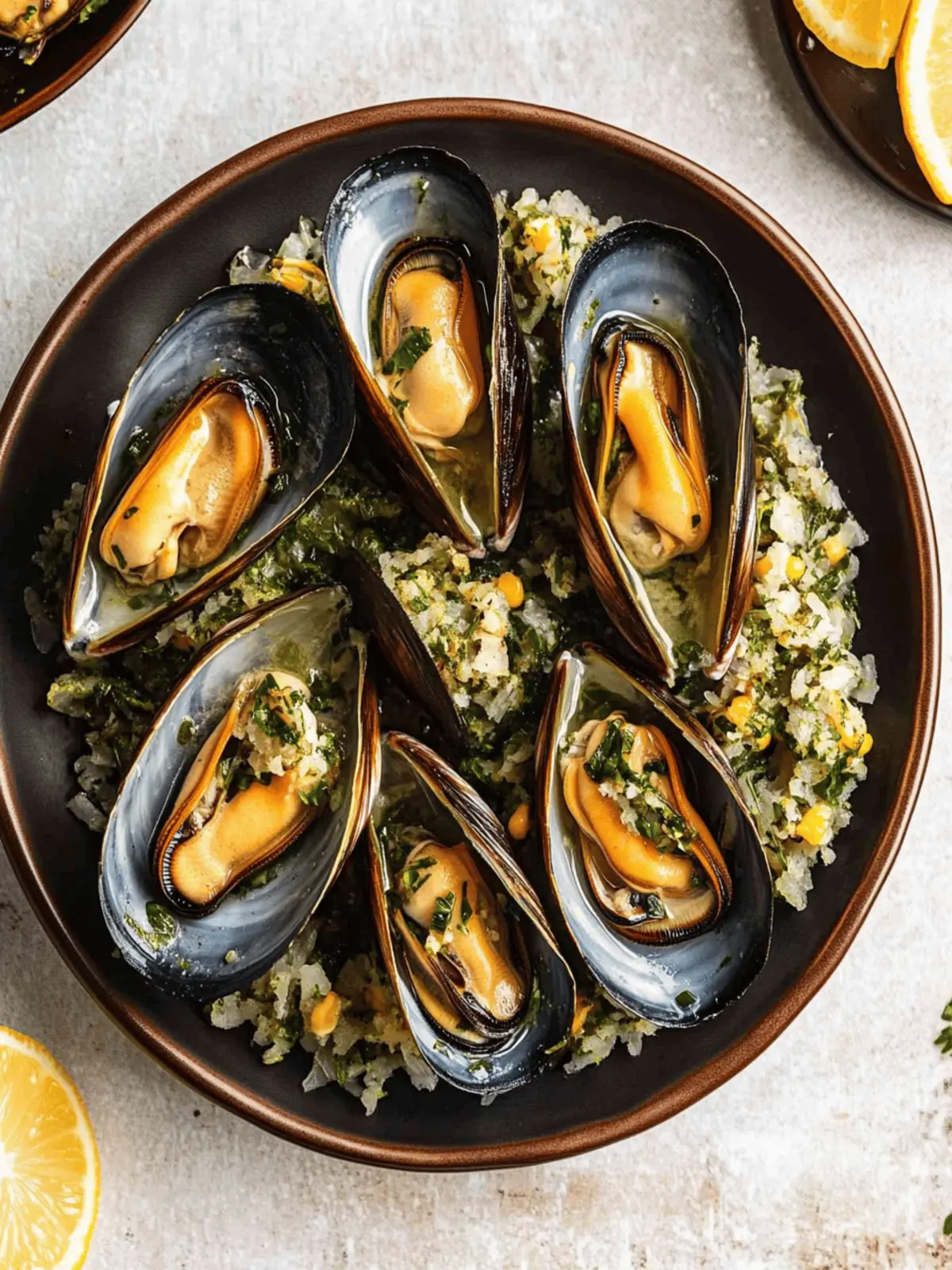 Baked Mussels