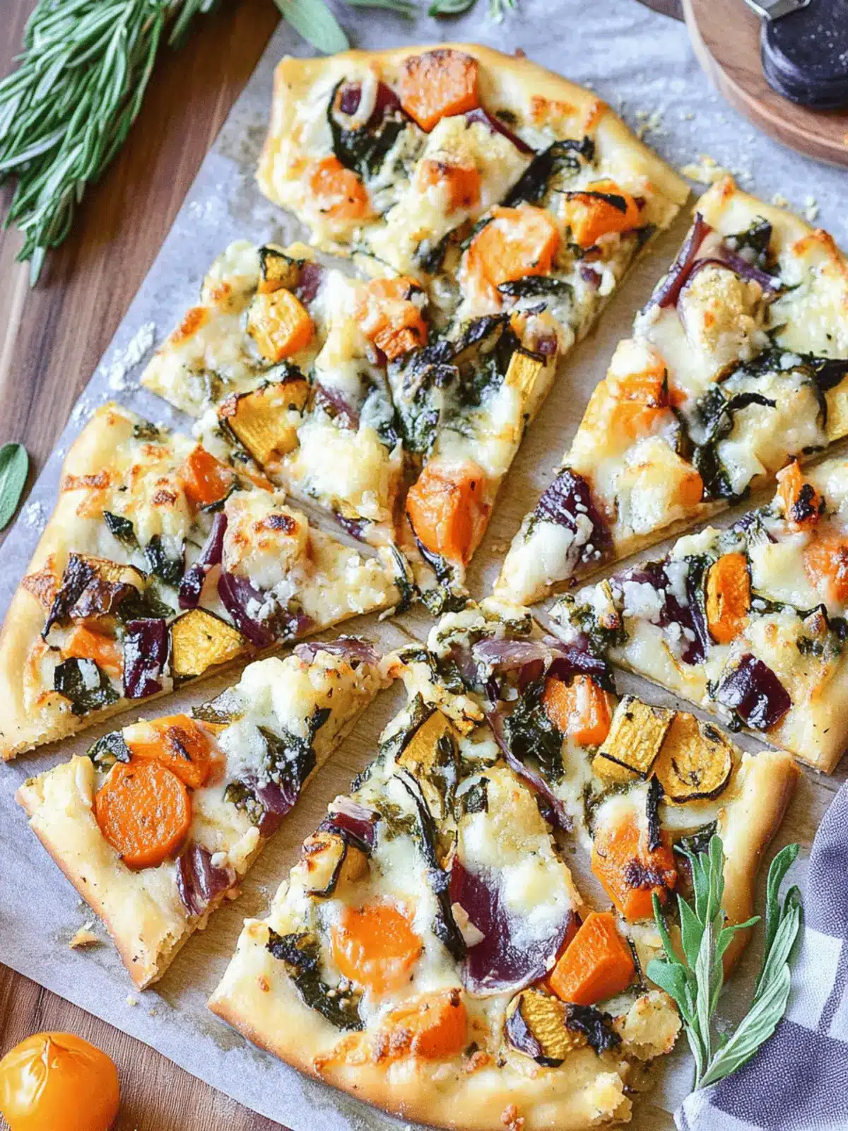 Roasted Vegetable Pizza