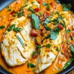 Tilapia in Roasted Pepper Sauce