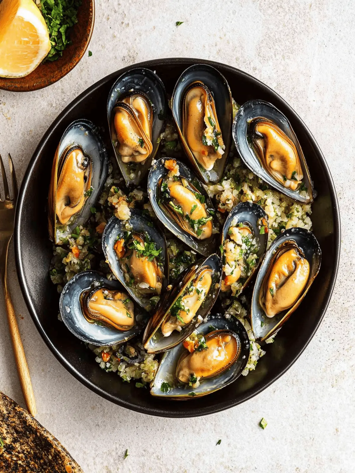 Baked Mussels