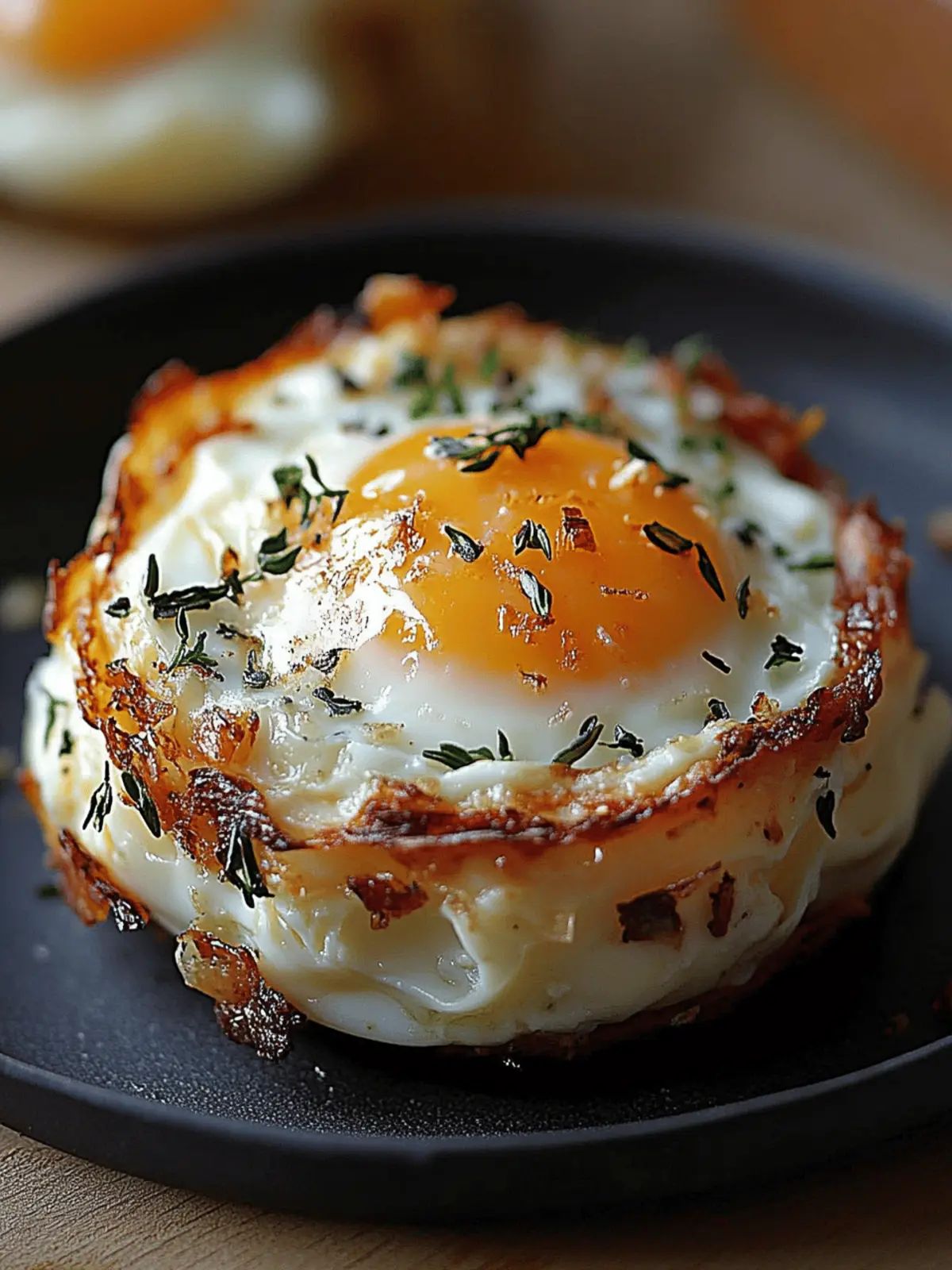 Baked Eggs Napoleon