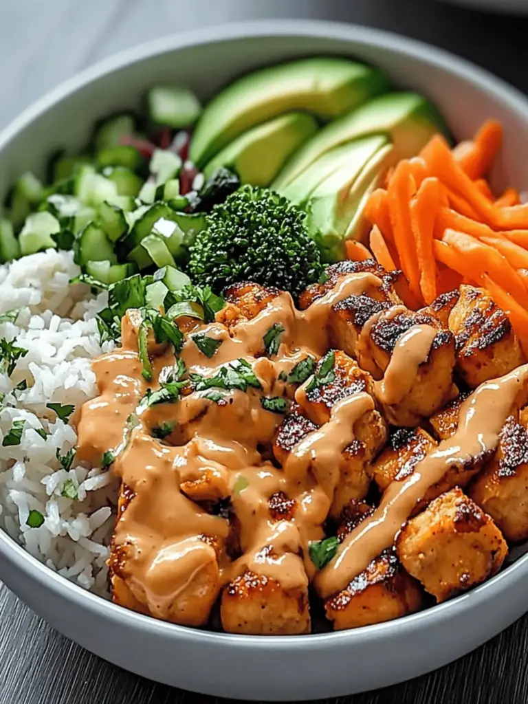 Bang Bang Chicken Bowl