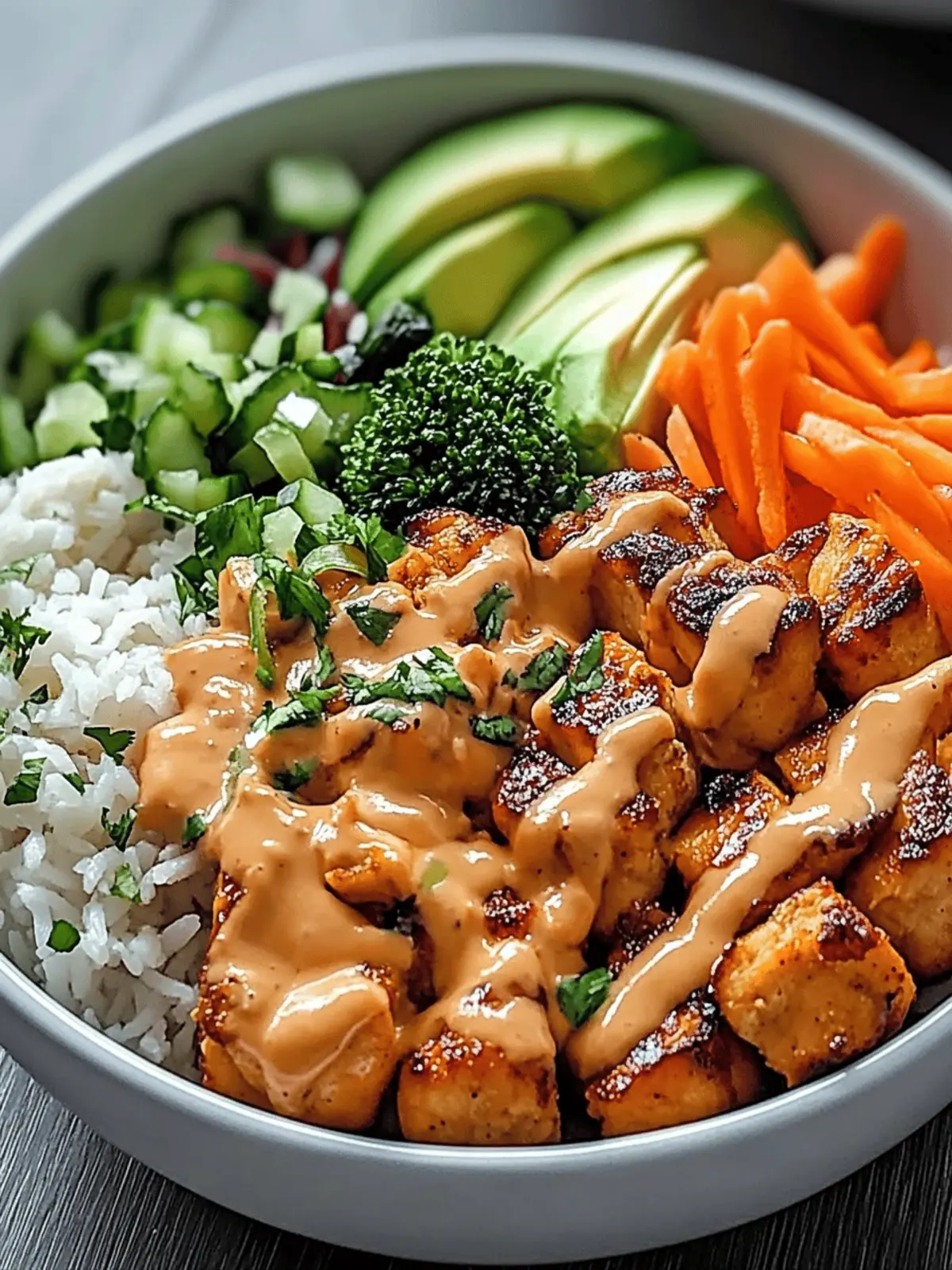 Bang Bang Chicken Bowl