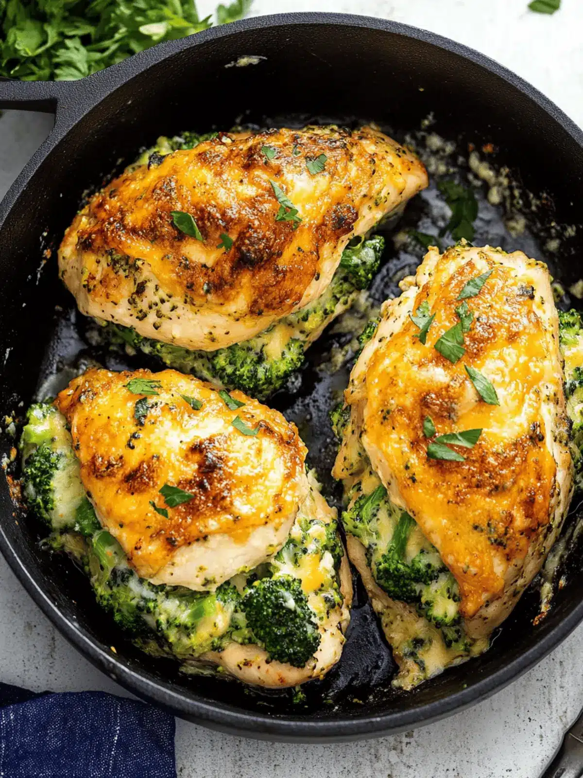 Broccoli Cheese Stuffed Chicken