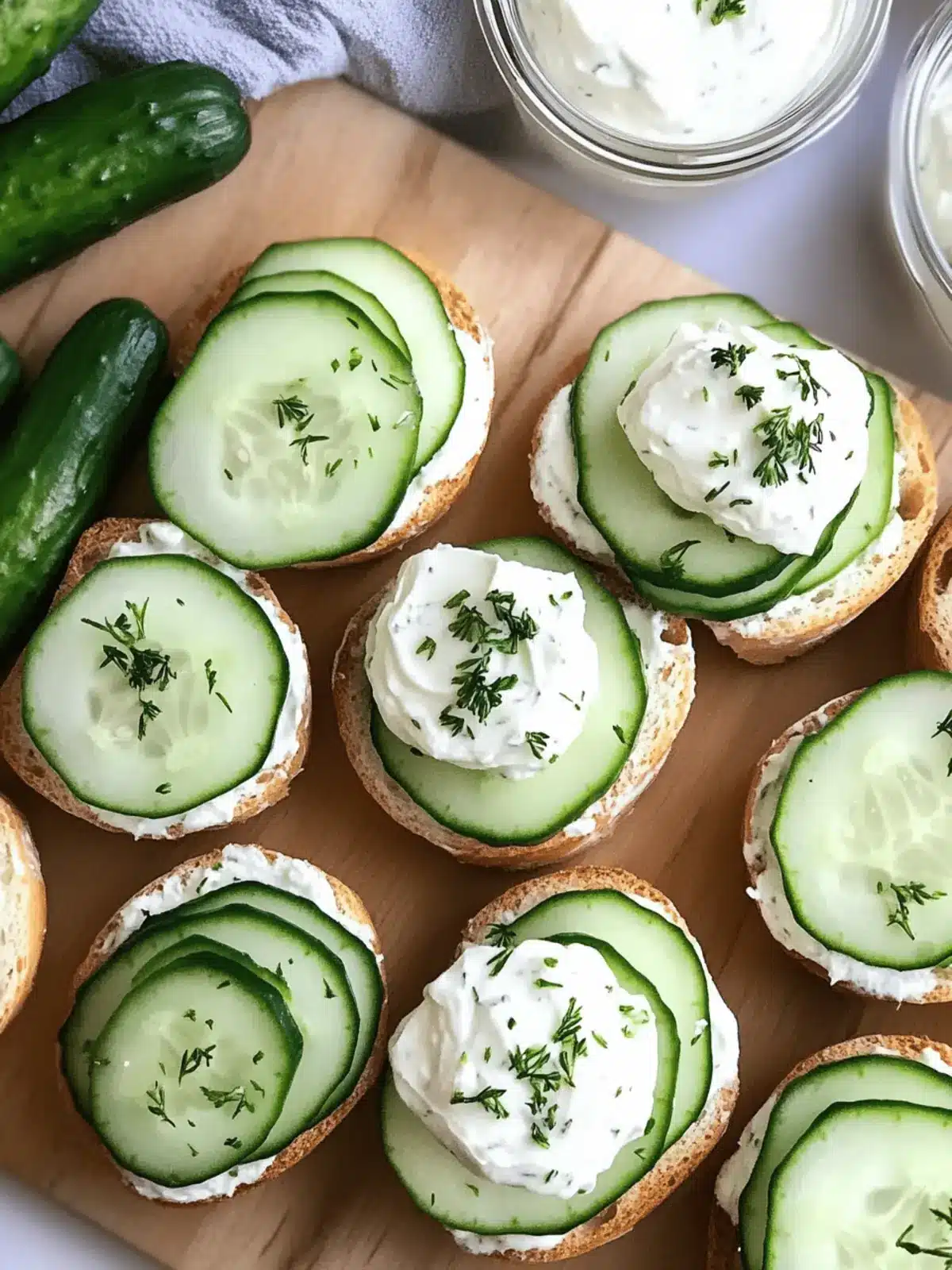 Cucumber Cream Cheese Bites