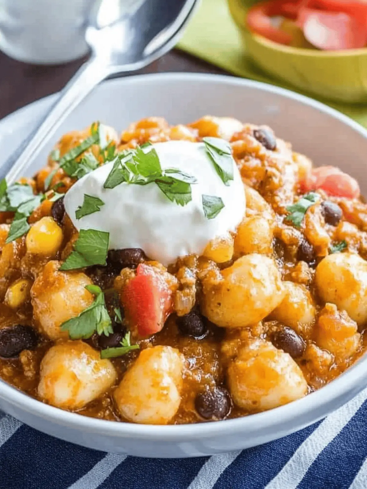 One Pot Taco Gnocchi