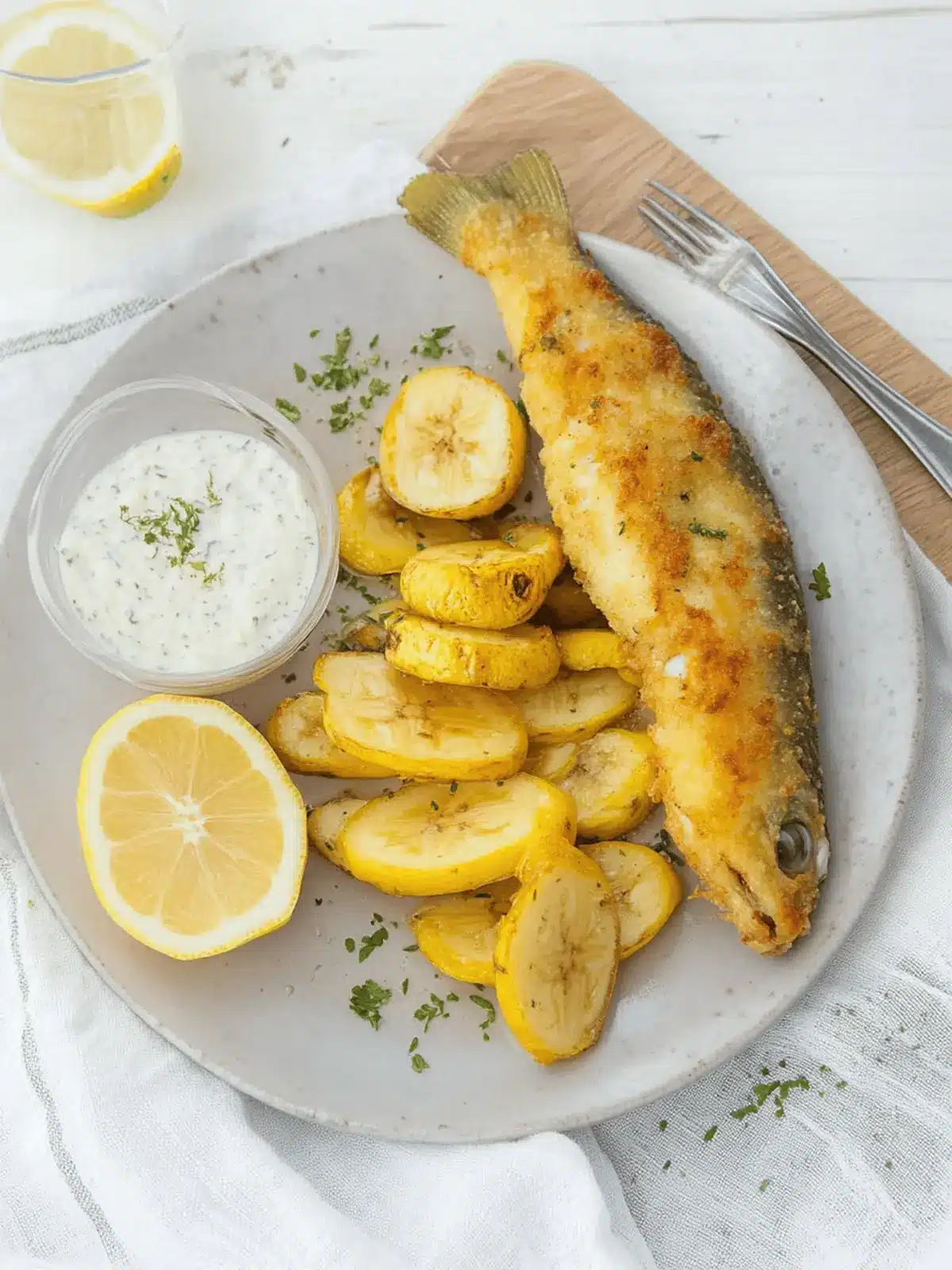 Banana Blossom Vegan Fish