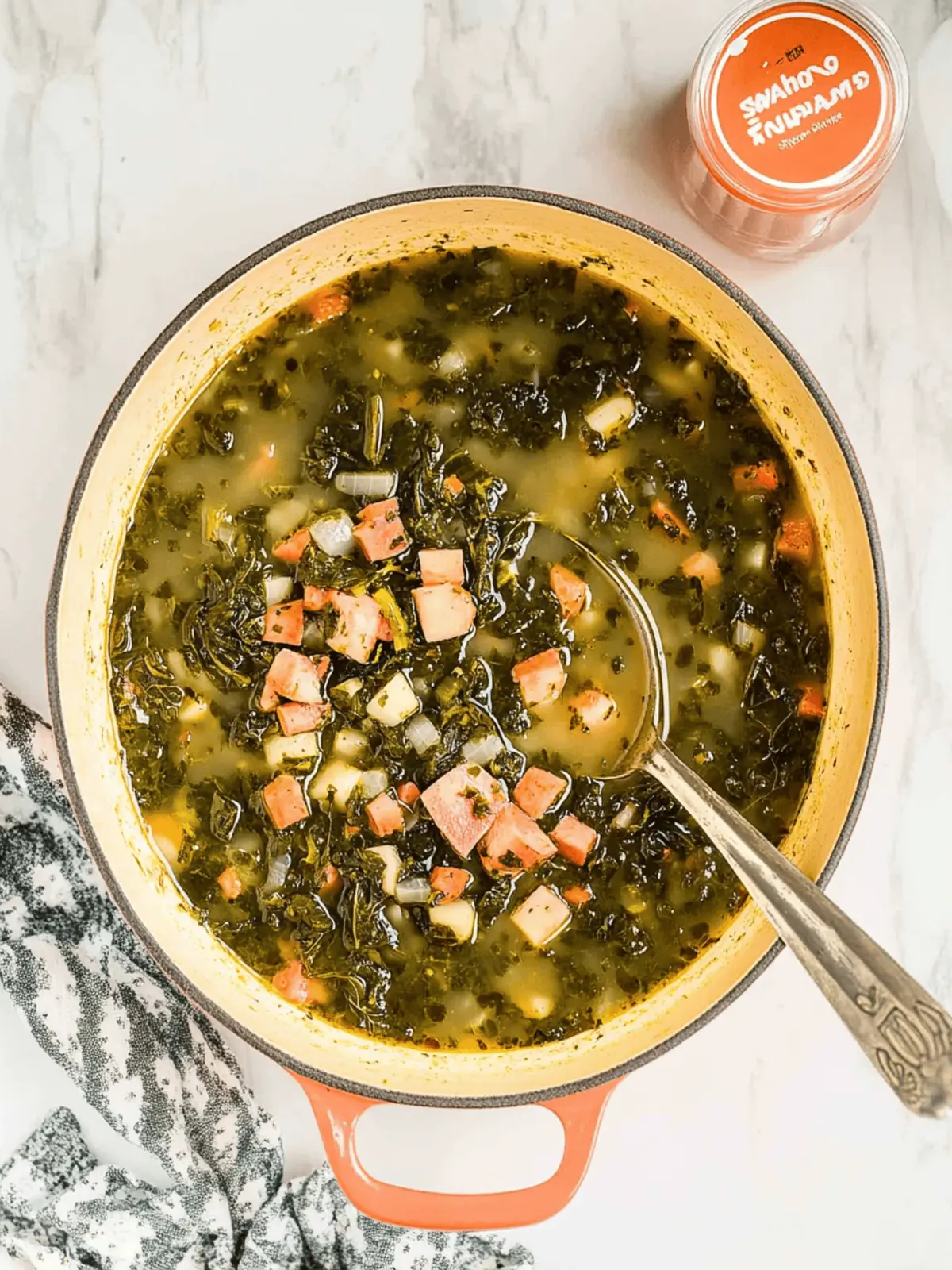 Swamp Soup With Turnip Greens
