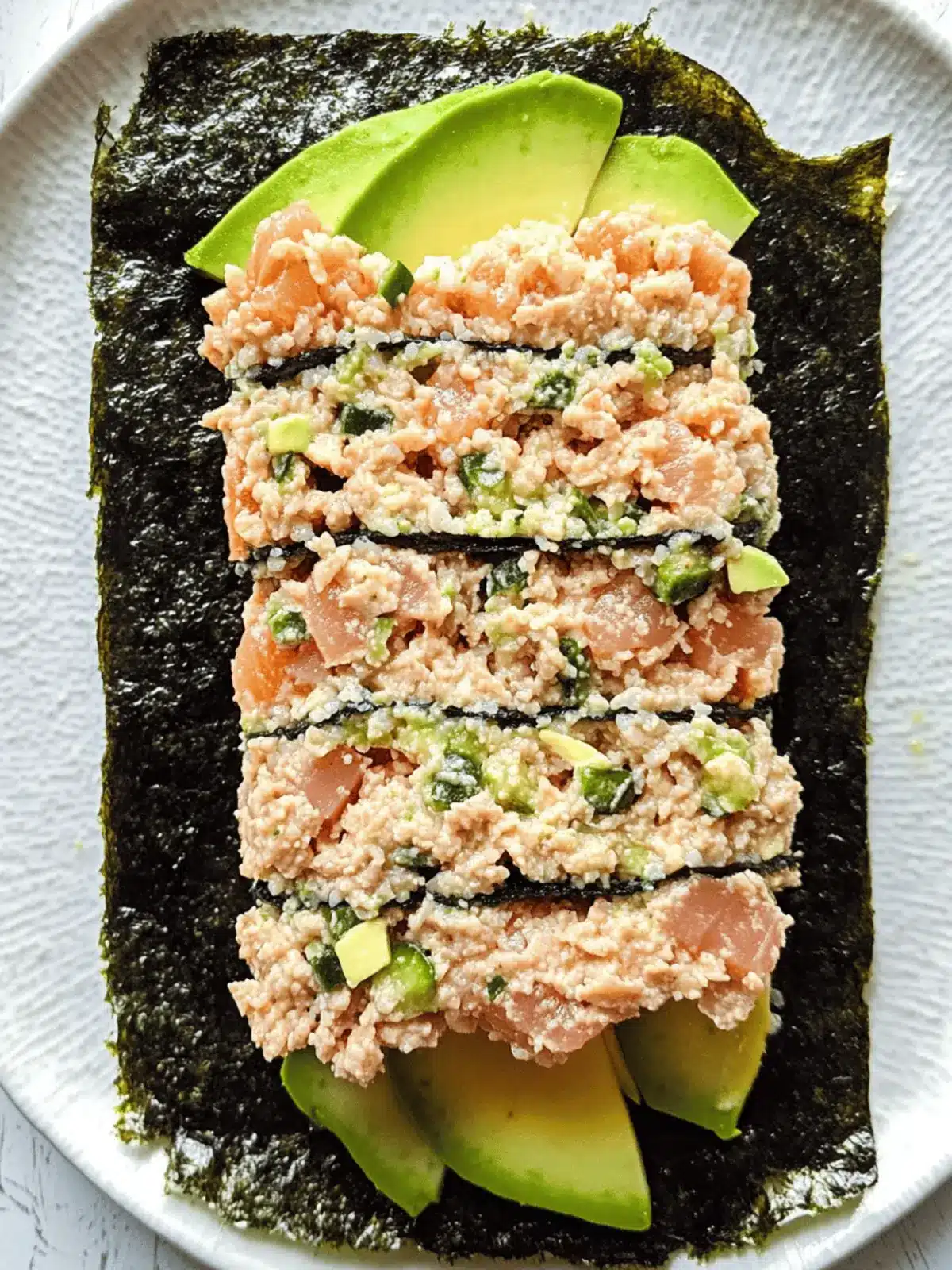 Tuna Salad Nori Wraps