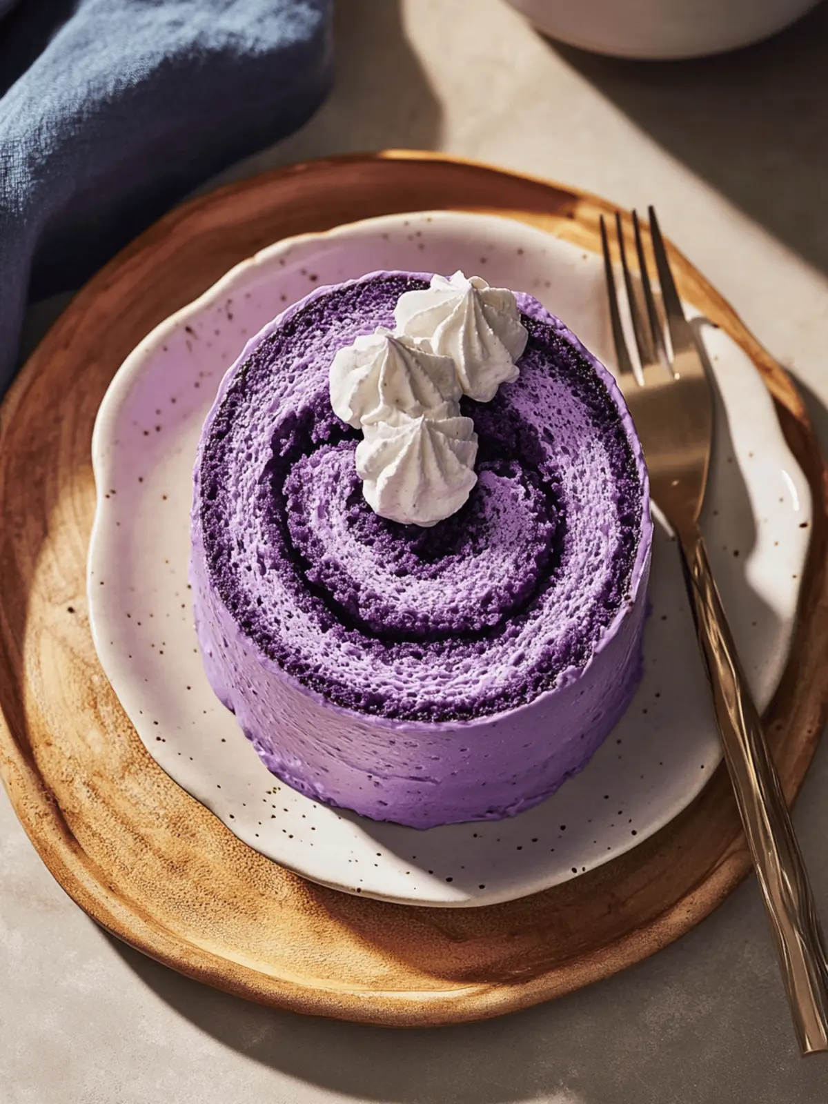 Ube Roll Cake
