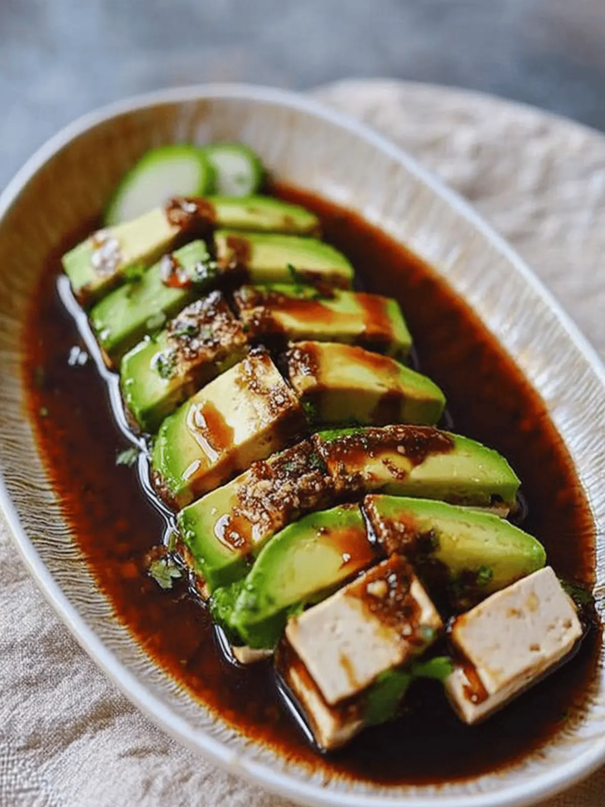 Tofu Avocado Salad