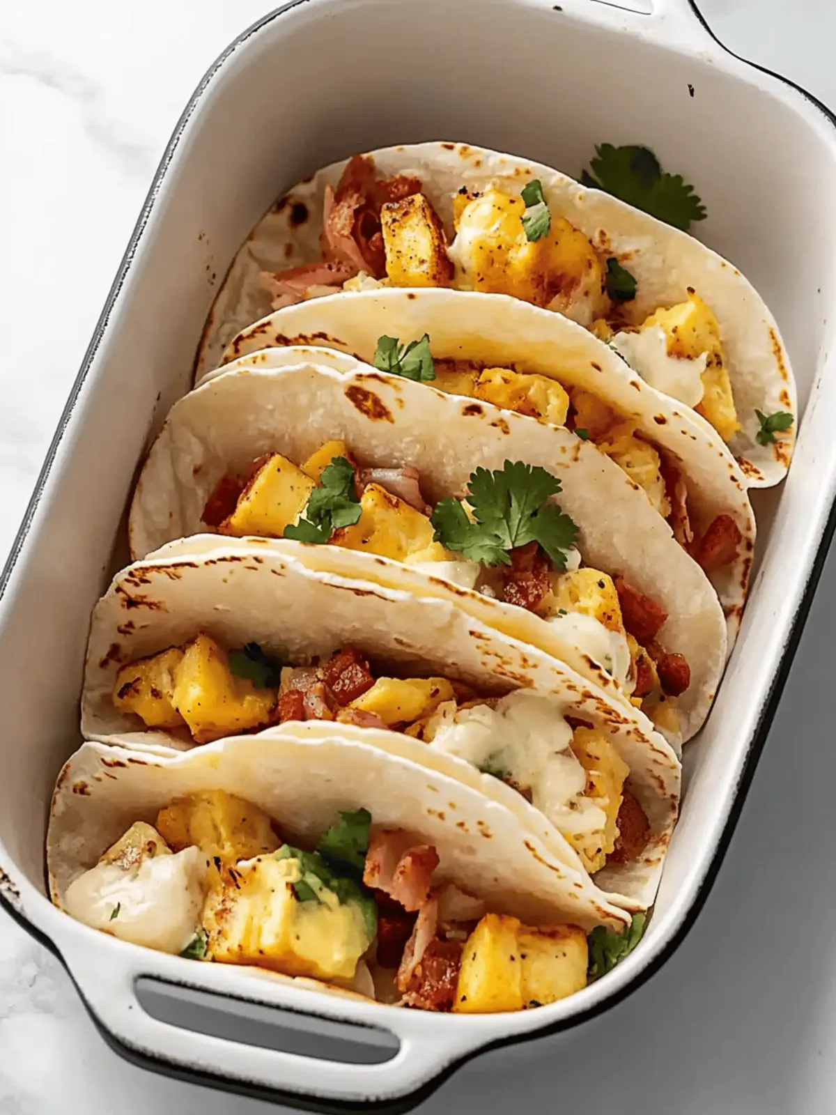 Baked Breakfast Tacos