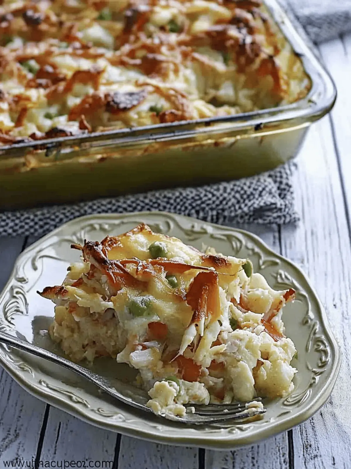 Chinese Baked Crab Delight Seafood Casserole