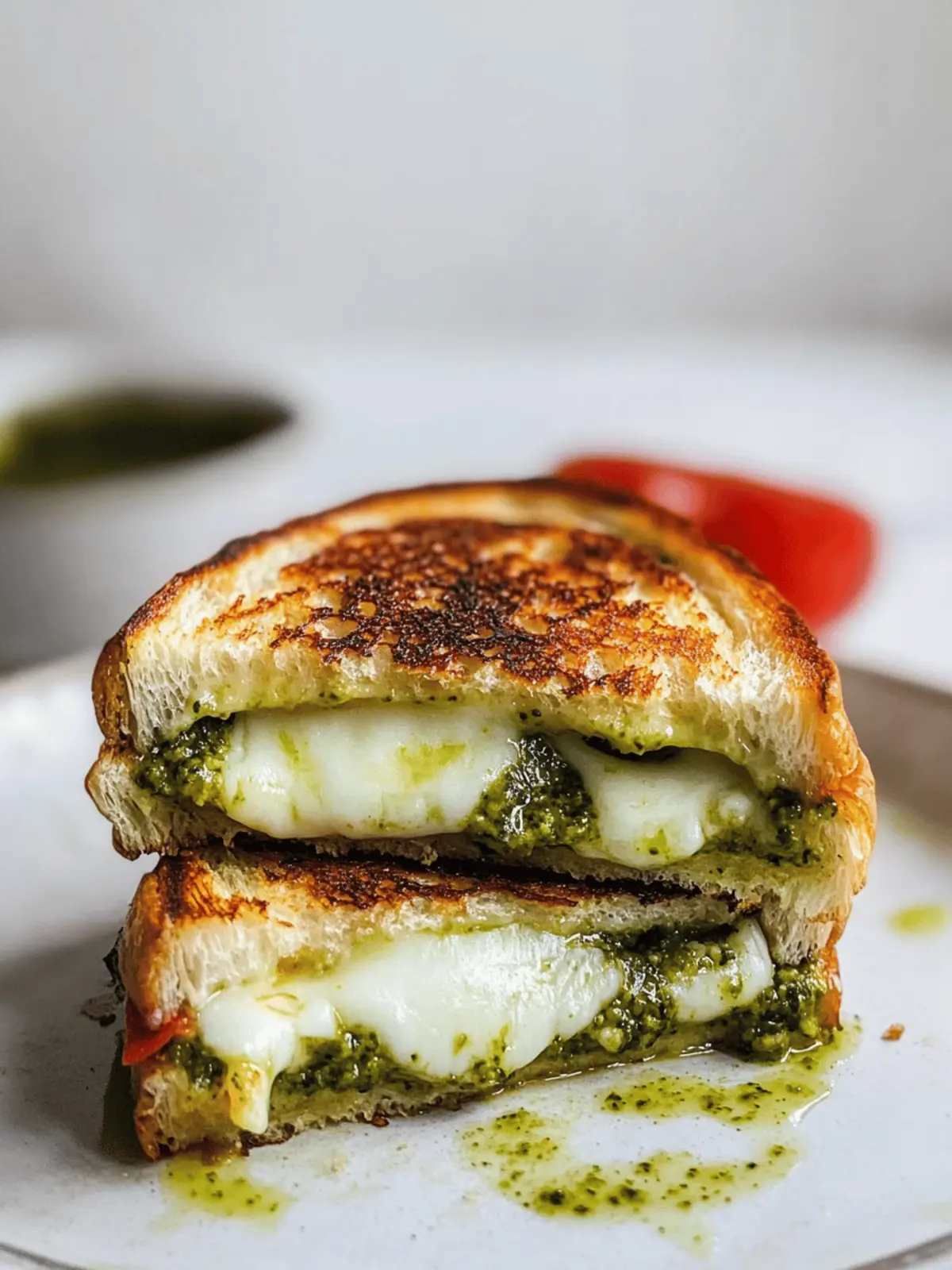 Pesto Grilled Cheese