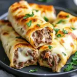 Keto Philly Cheesesteak Rolls