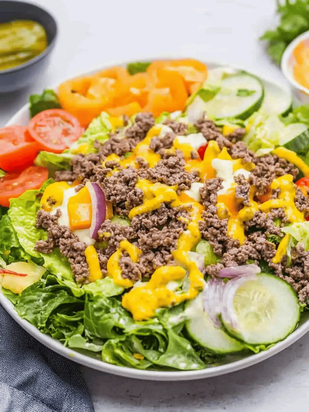 Keto Big Mac Salad