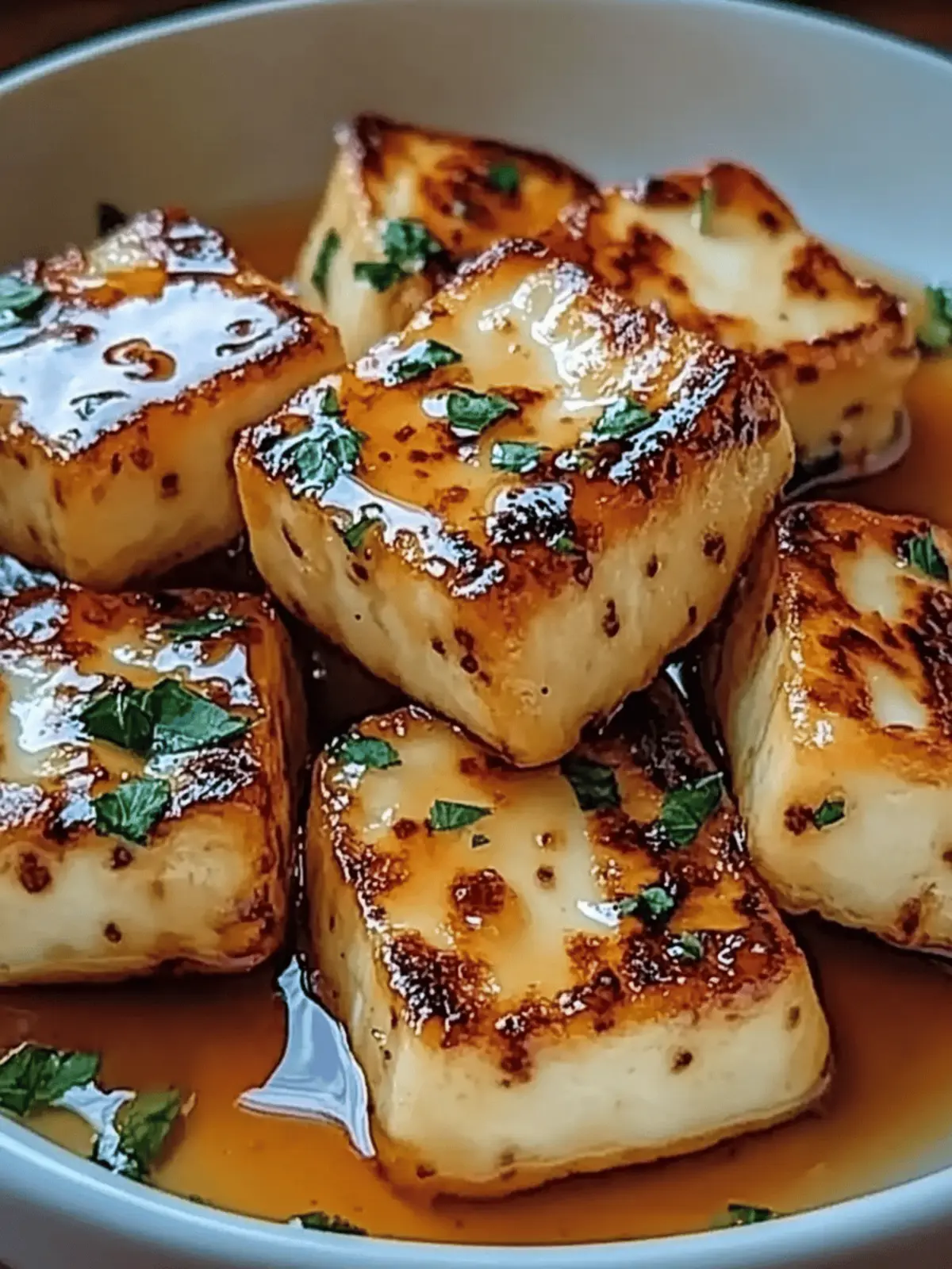 Crispy Air-Fried Halloumi with Honey Drizzle