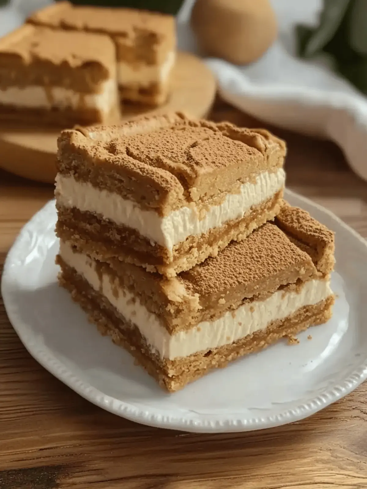 Biscoff Cheesecake Bars