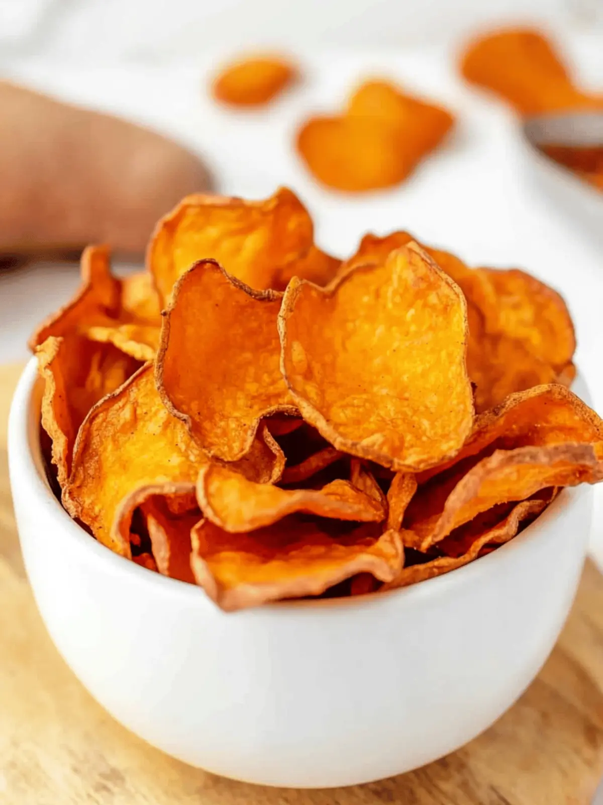 Crispy Air Fryer Sweet Potato Chips You’ll Love to Snack On 4 Air Fryer Sweet Potato Chips
