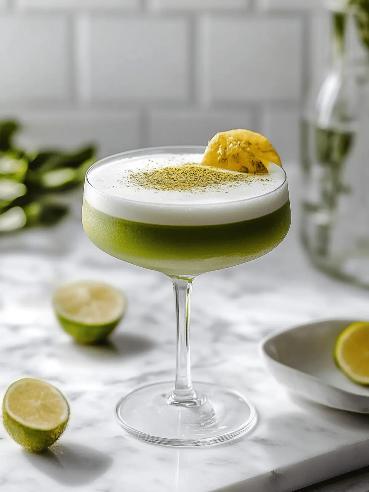 Matcha Gin Sour