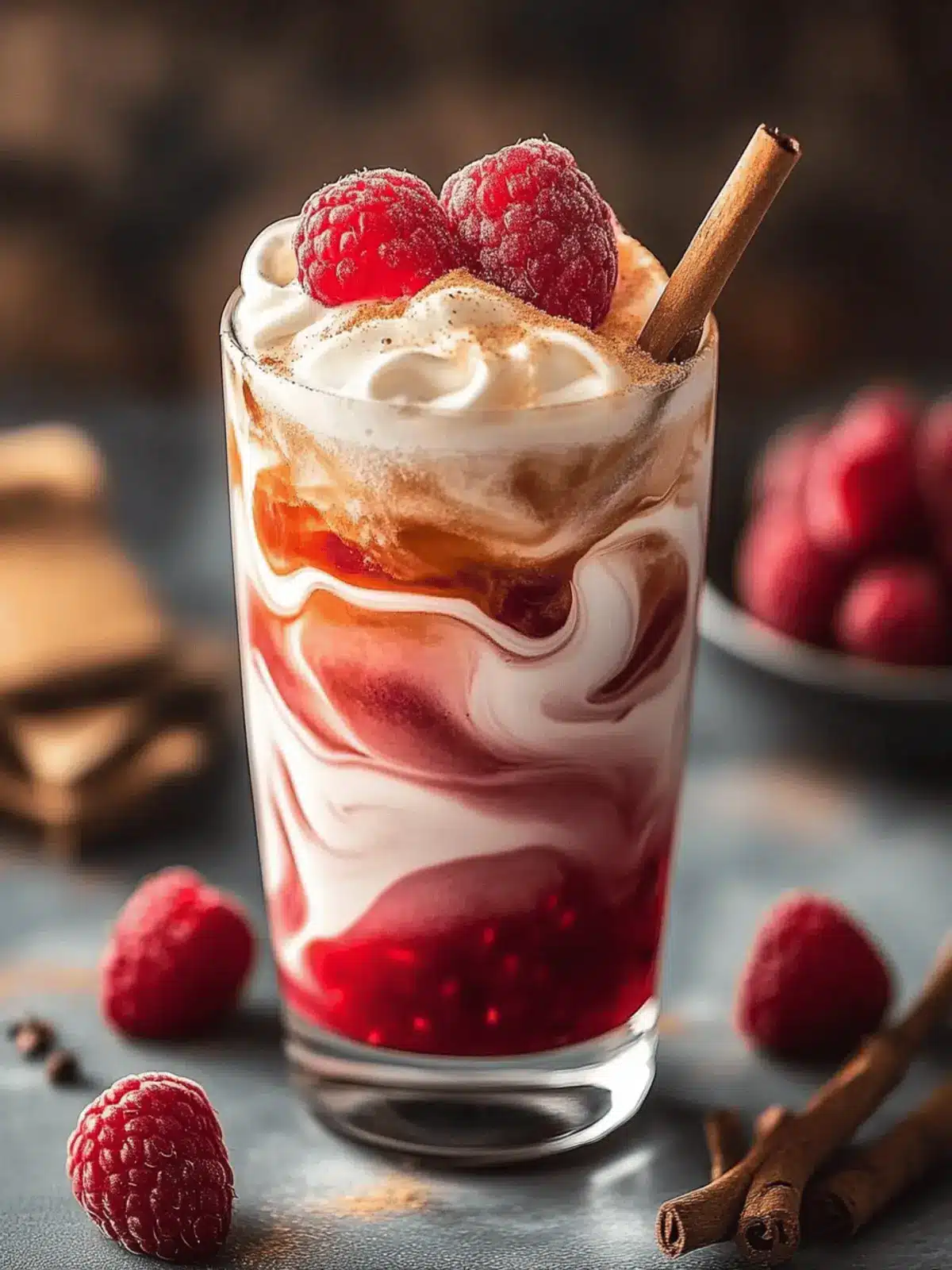 Iced Raspberry Vanilla Chai