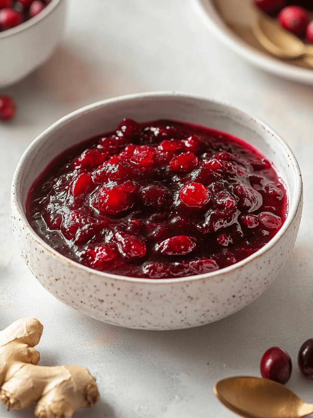 Cranberry Ginger Sauce