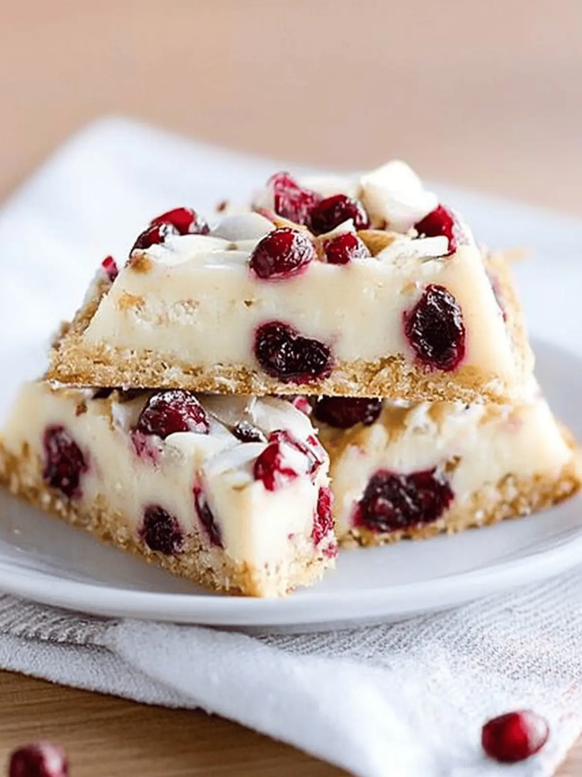 Cranberry Bliss Bars