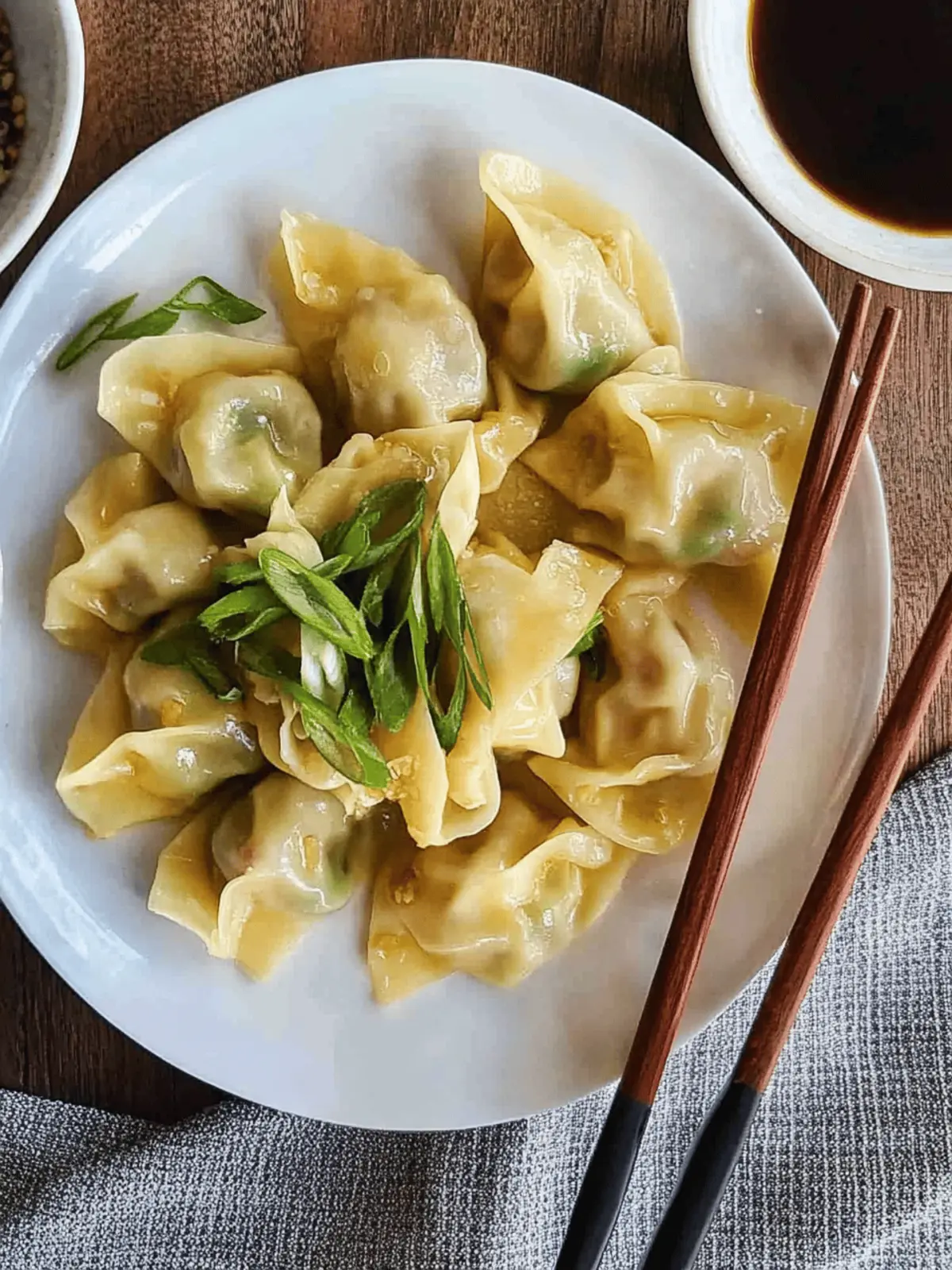Delicious Pork Wontons: A Taste of Homemade Happiness 4 Pork Wontons