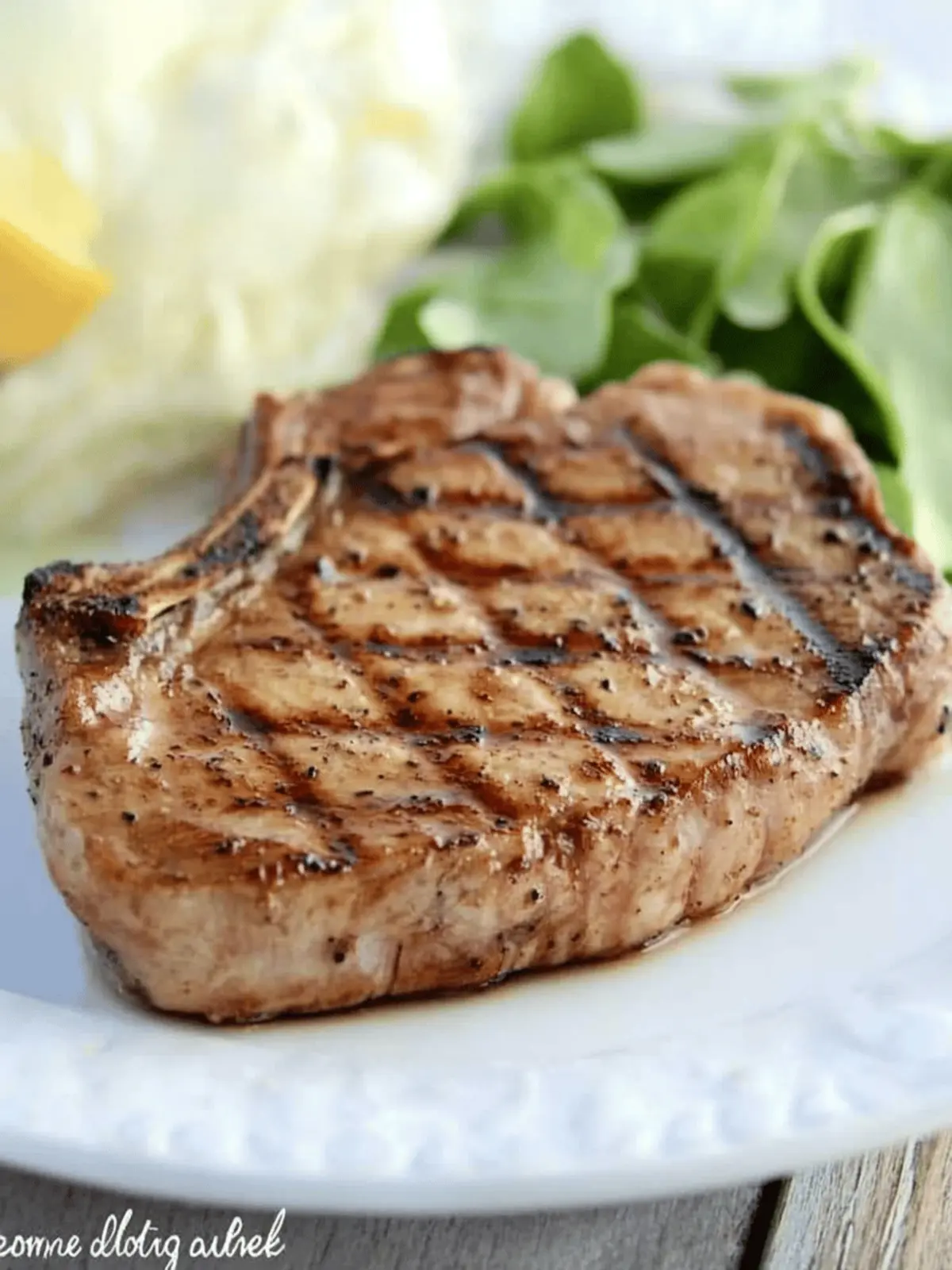 Sizzling Grilled Pork Chops: Juicy Flavor in Every Bite 2 Grilled Pork Chops
