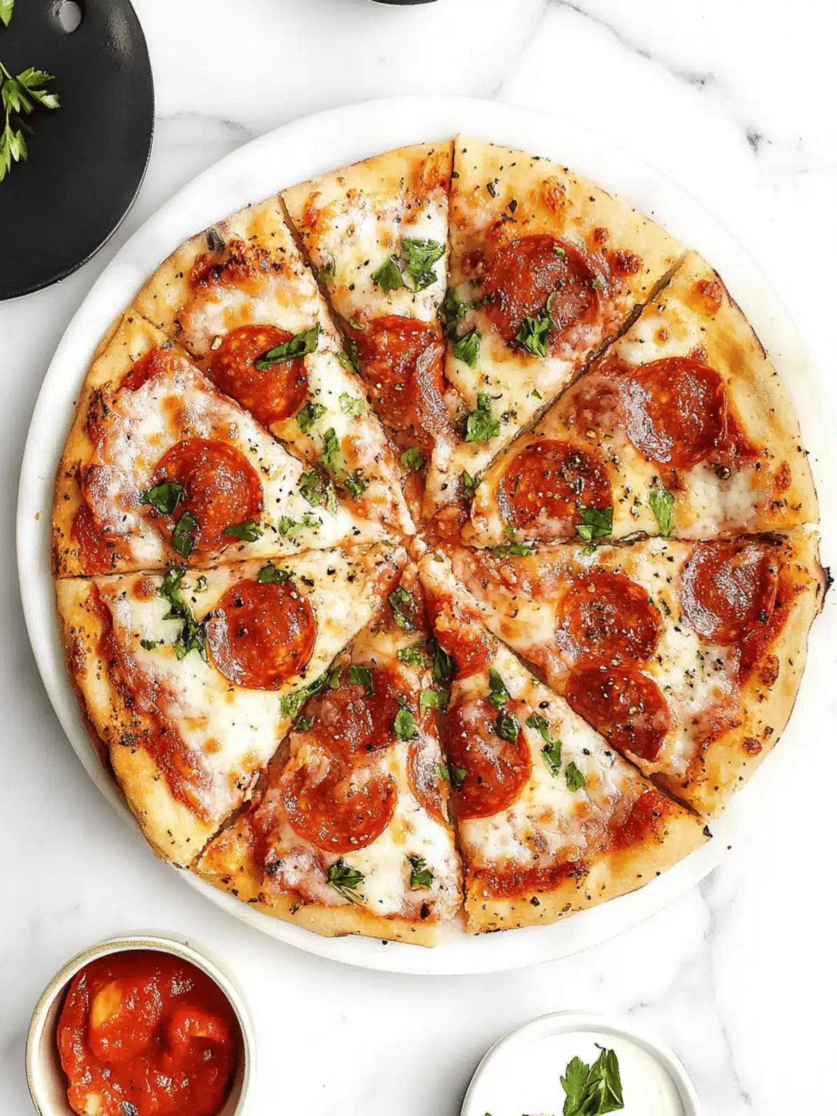 Cottage Cheese Pizza Flatbread