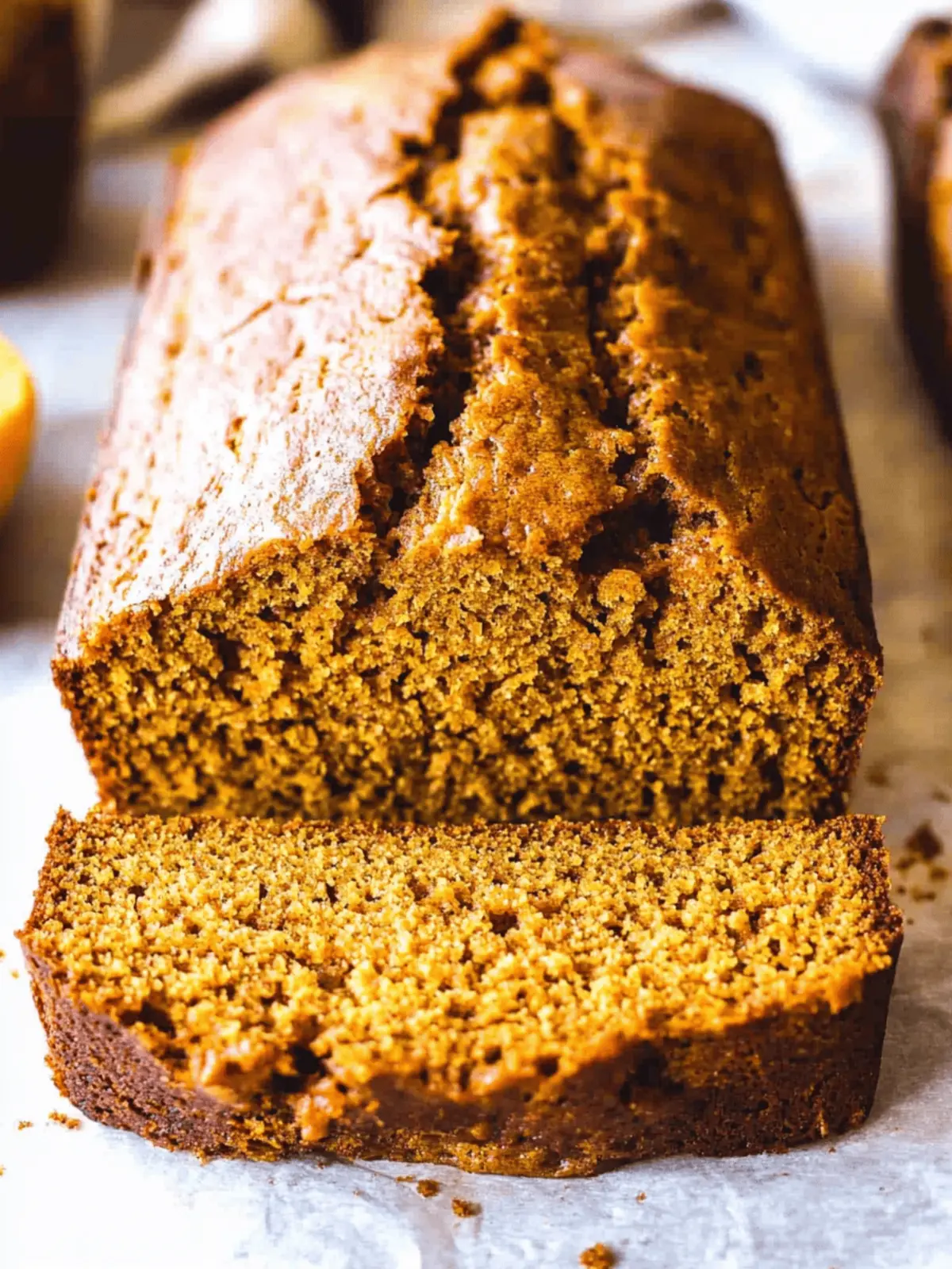 Vanilla Pudding Pumpkin Bread