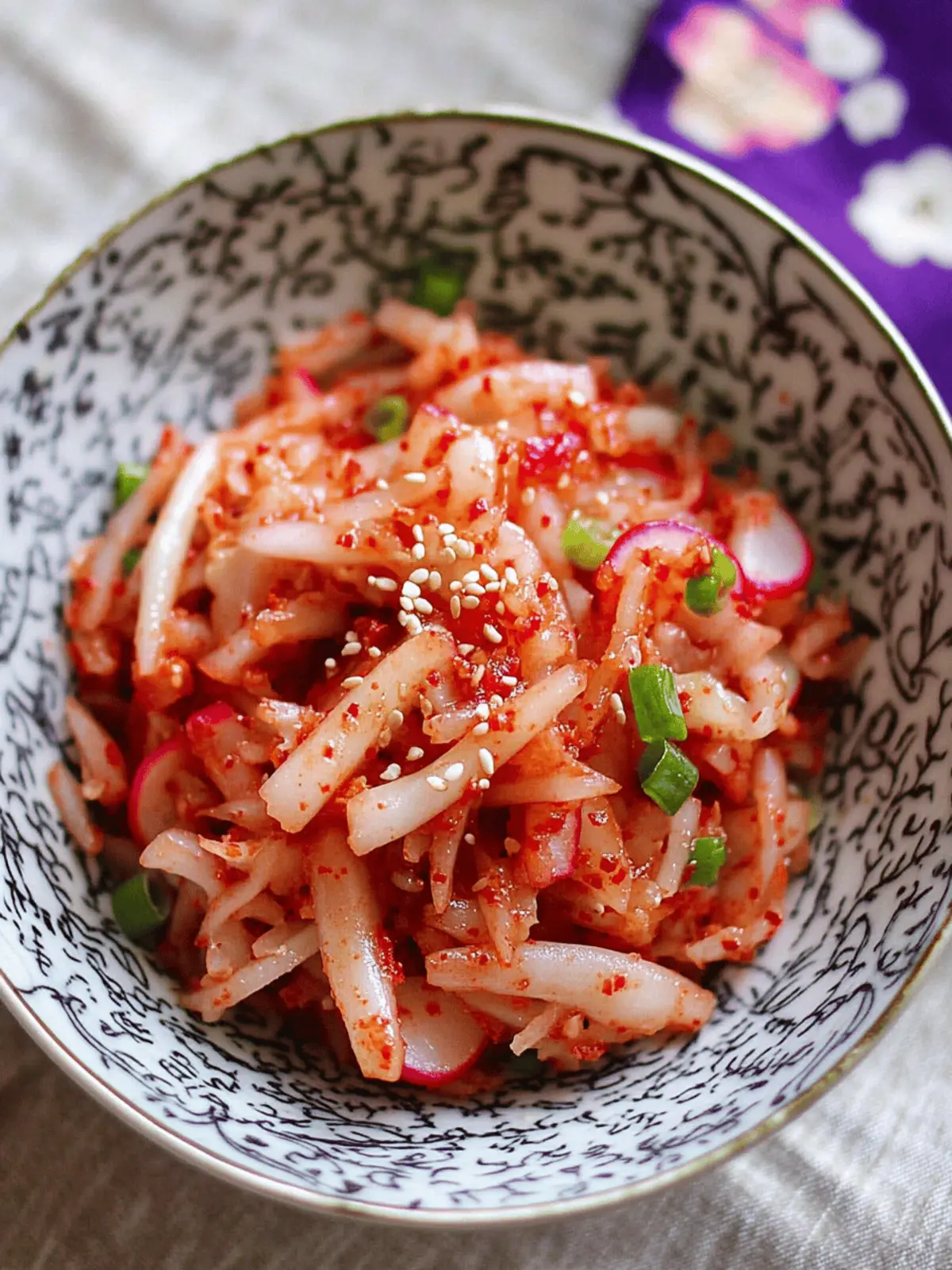 Korean Style Radish Salad