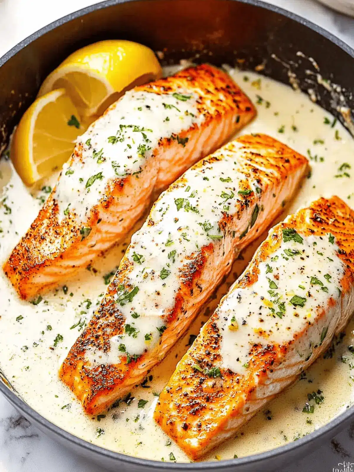 Creamy Garlic Butter Salmon