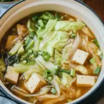 Napa Cabbage Tofu Soup