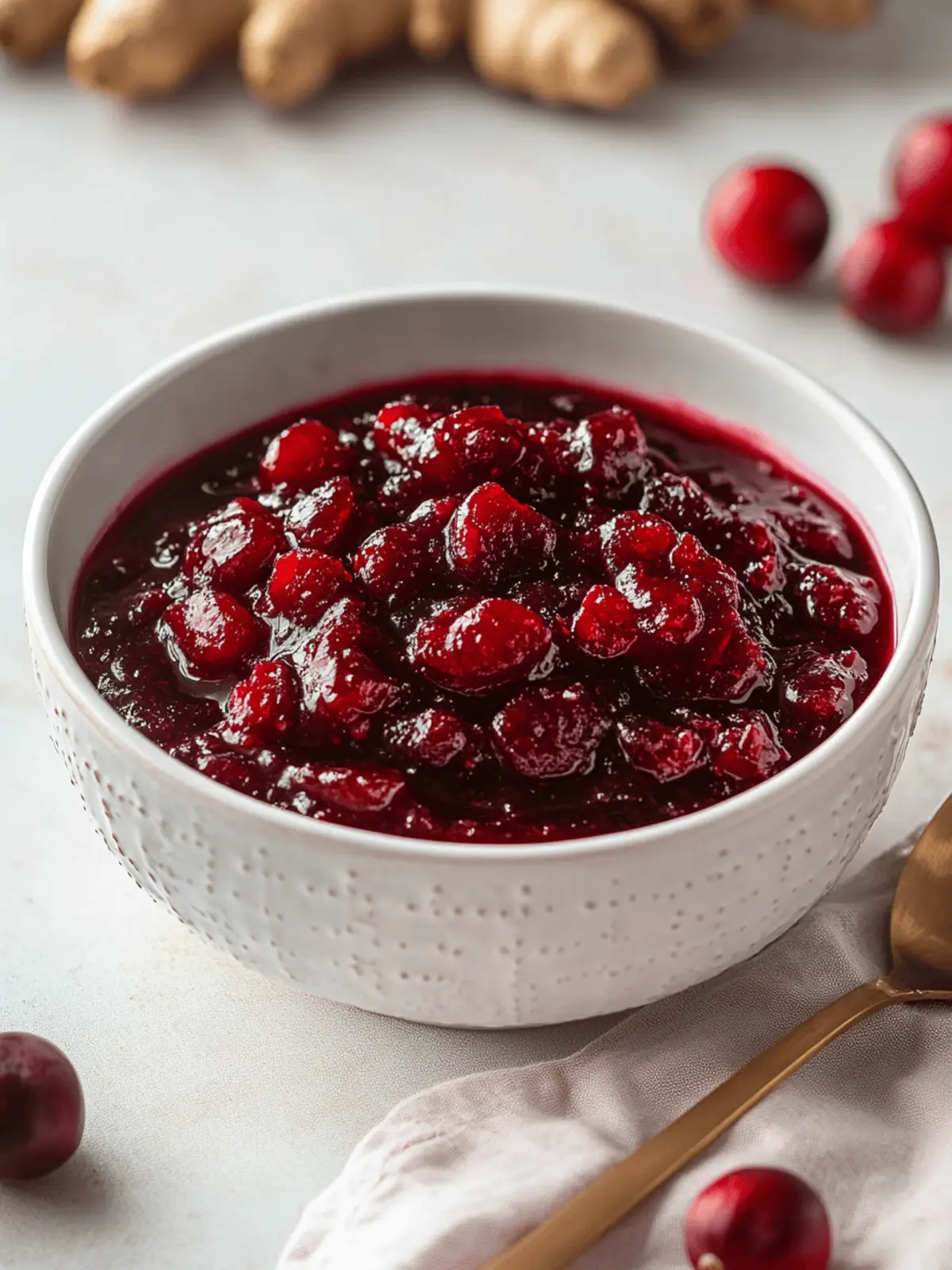Cranberry Ginger Sauce