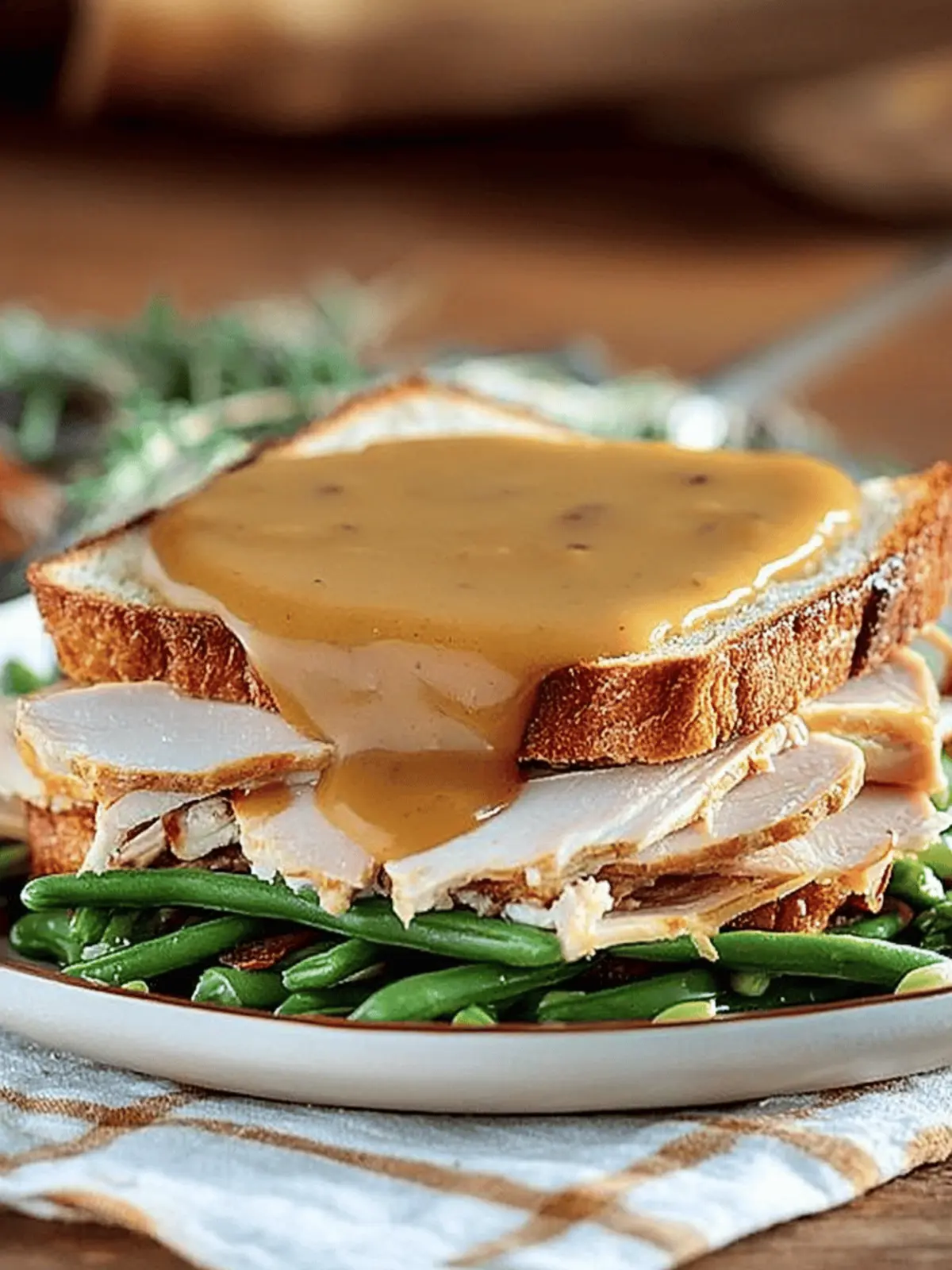 Hot Turkey Sandwich with Gravy