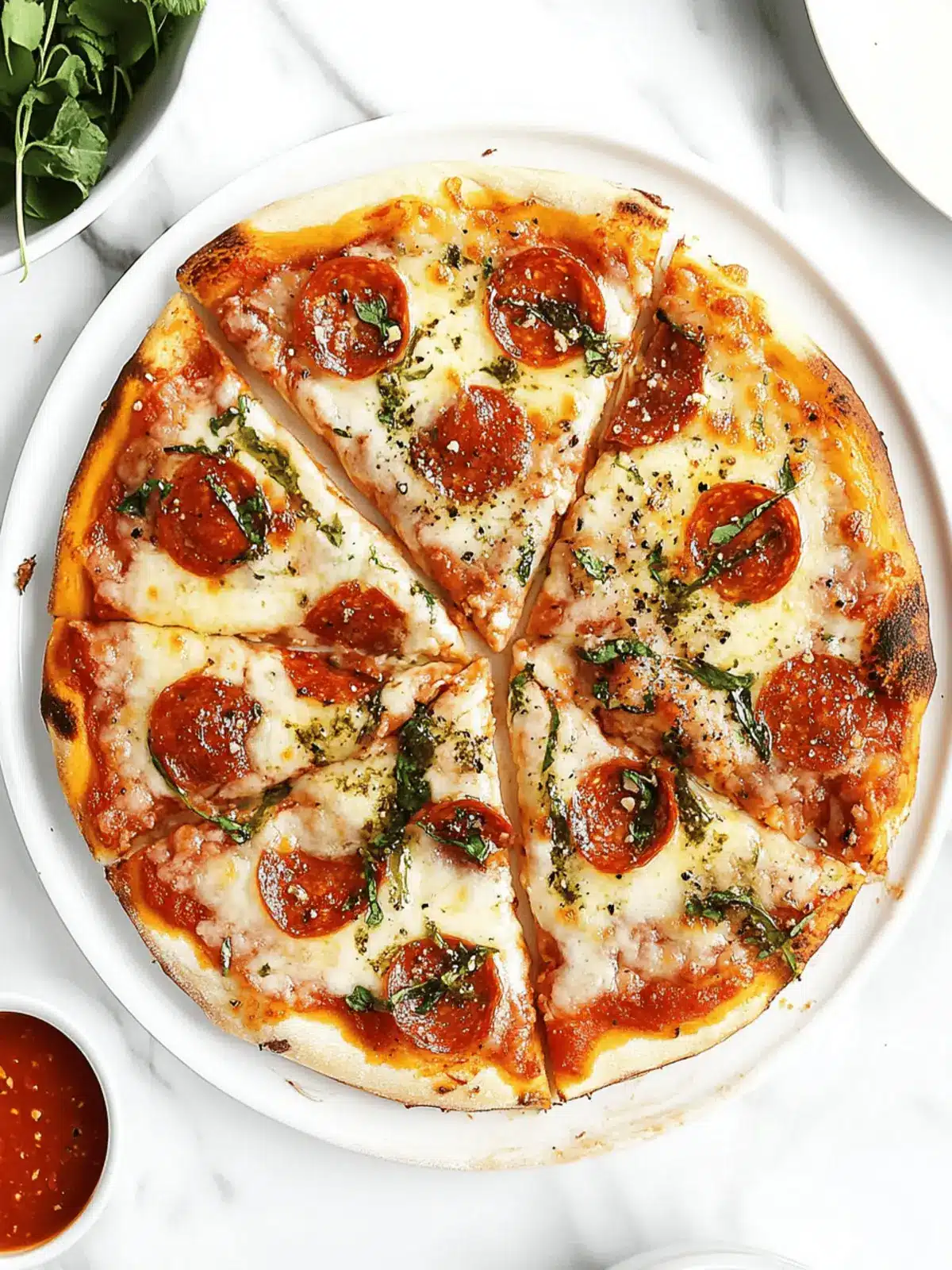 Cottage Cheese Pizza Flatbread