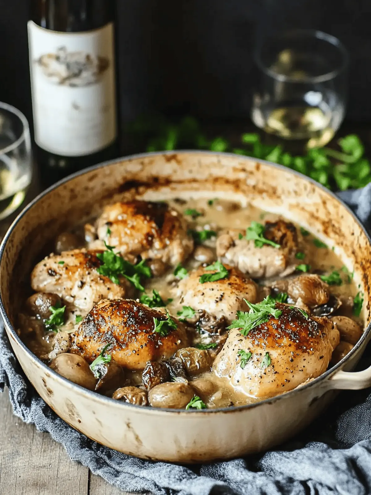 Chicken in White Wine