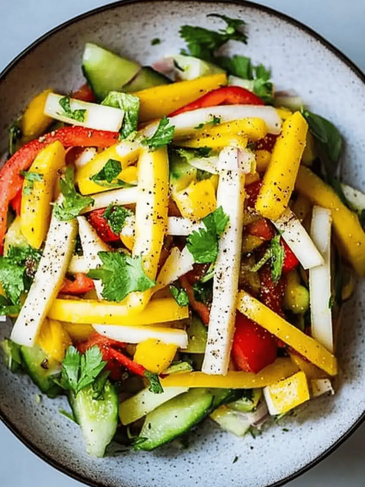 Spicy Mango & Jicama Street Salad