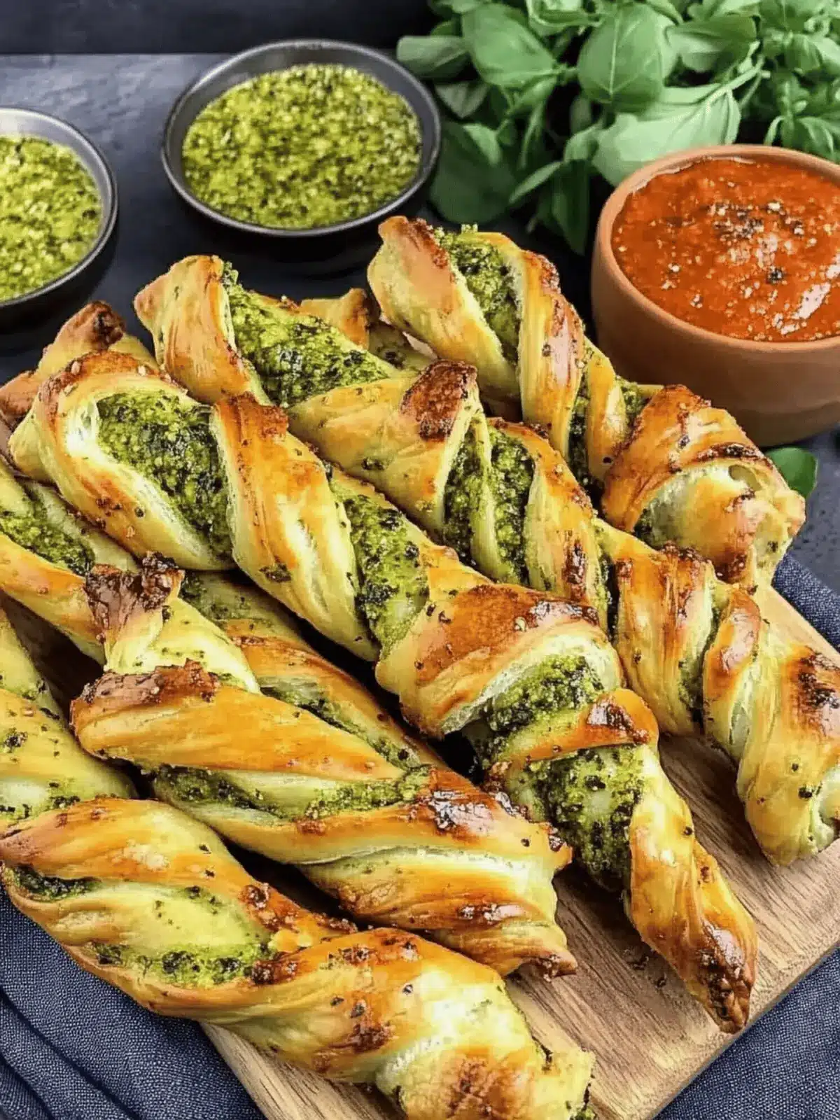 Pesto Twists