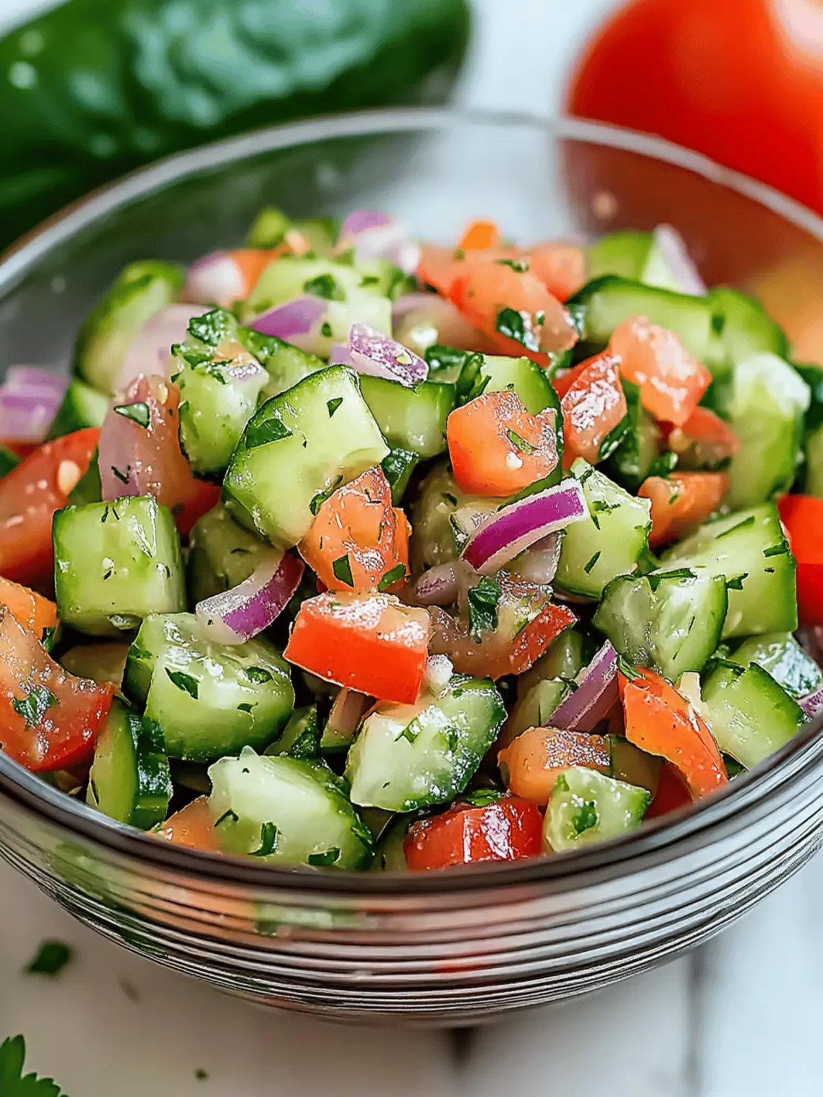 Italian Cucumber Salad