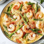Angel Hair with Shrimp and Asparagus