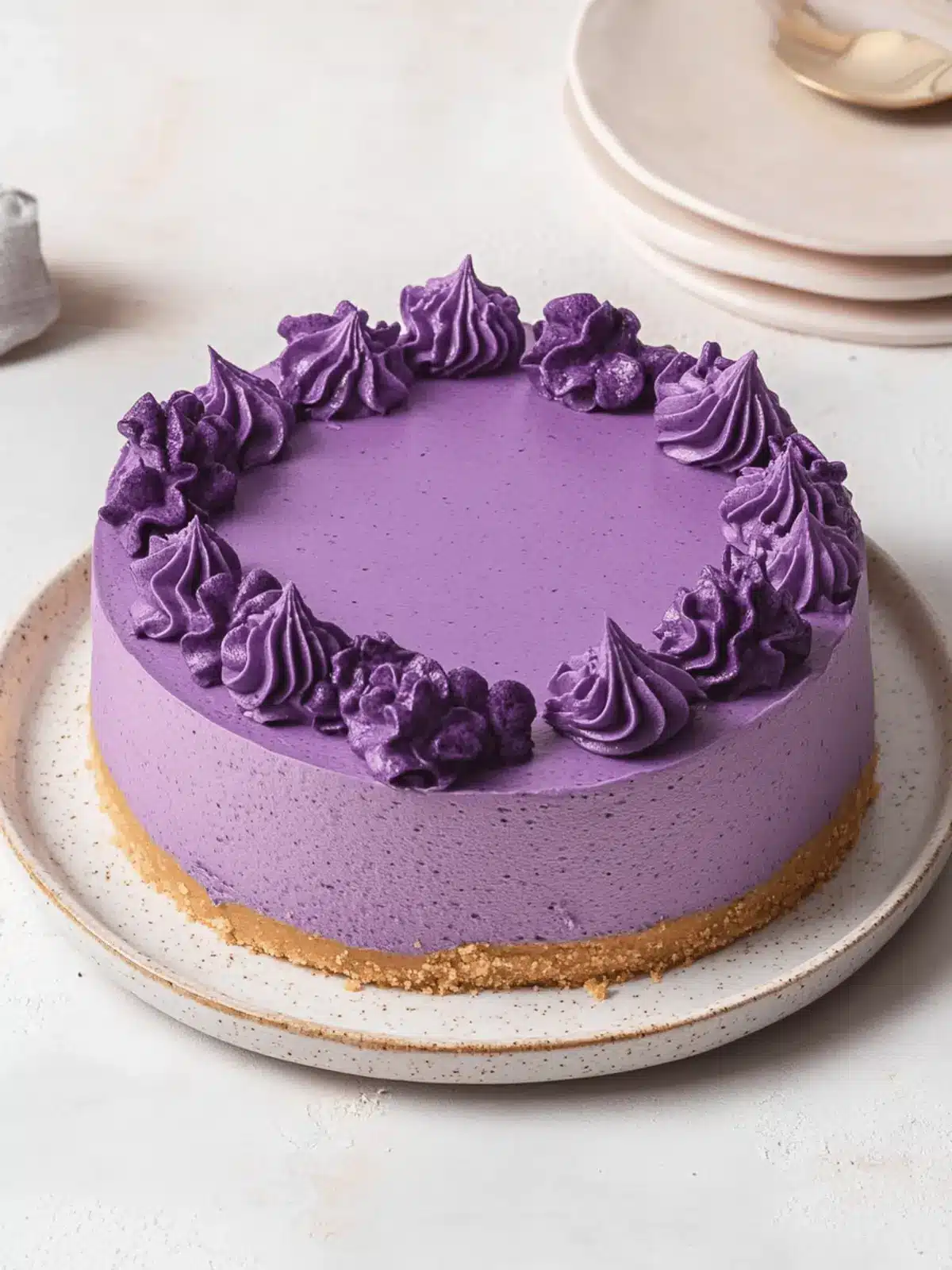 Ube Cheesecake