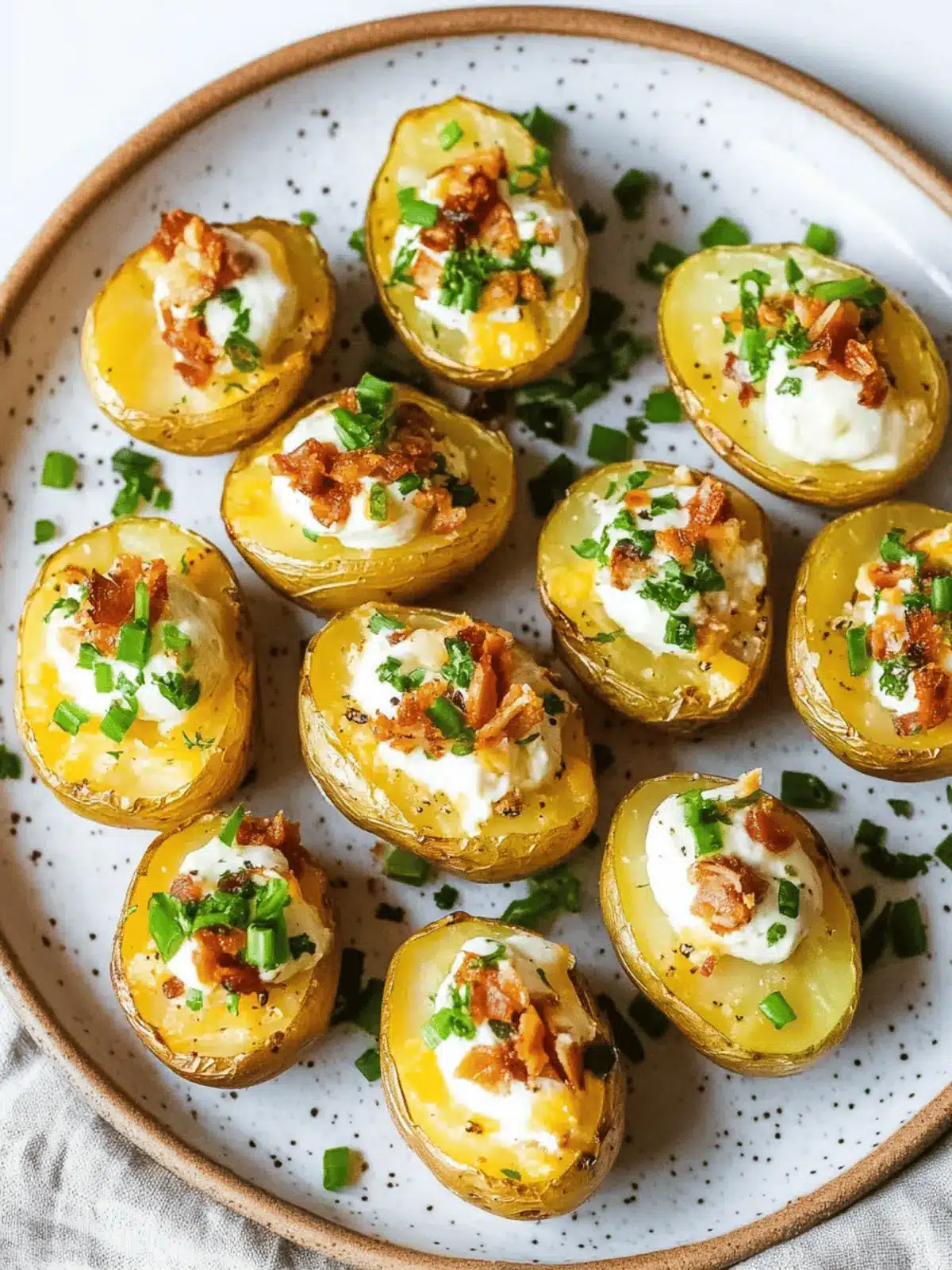 Mini Baked Potatoes