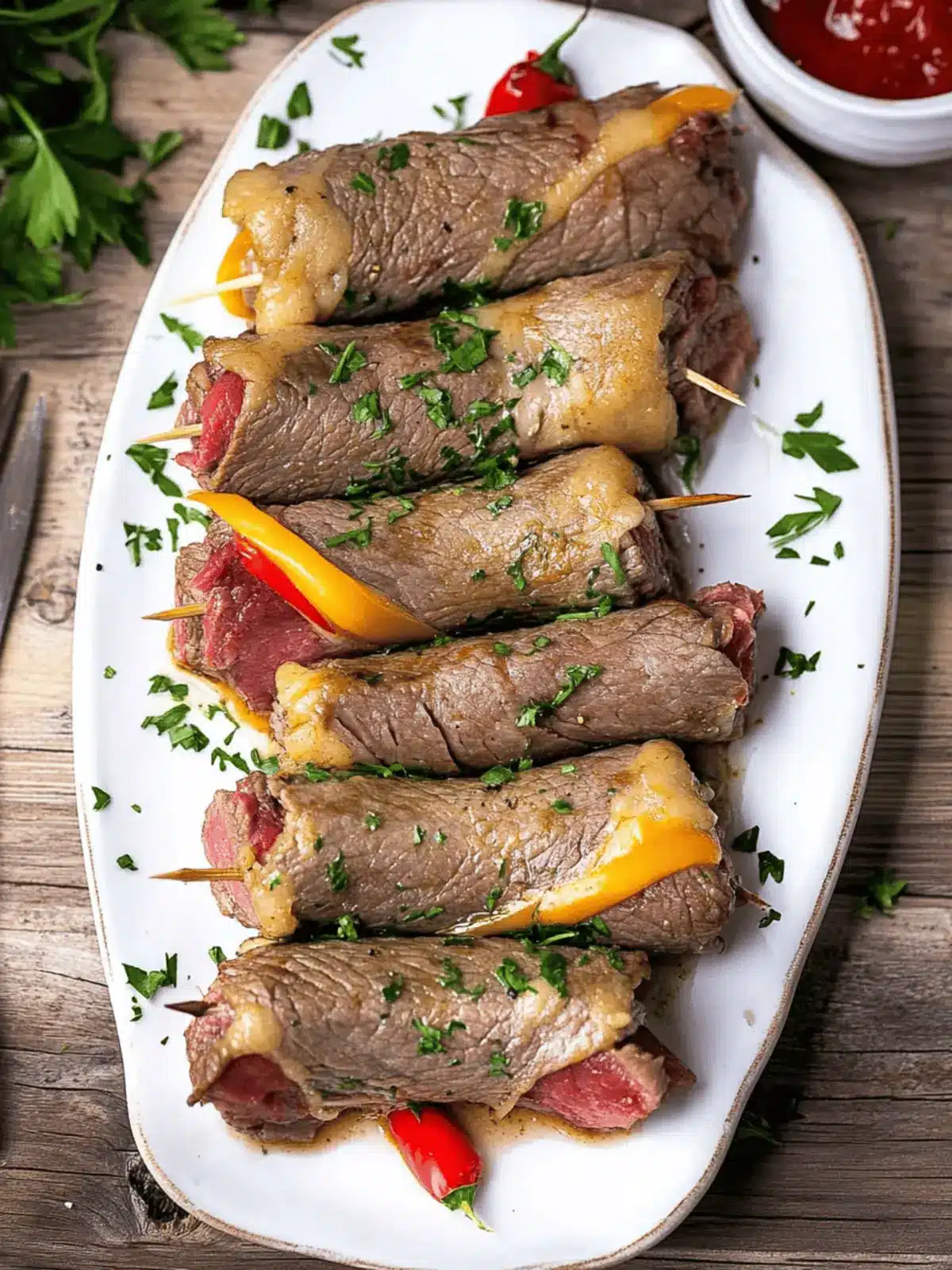 Roast Beef Roll Ups