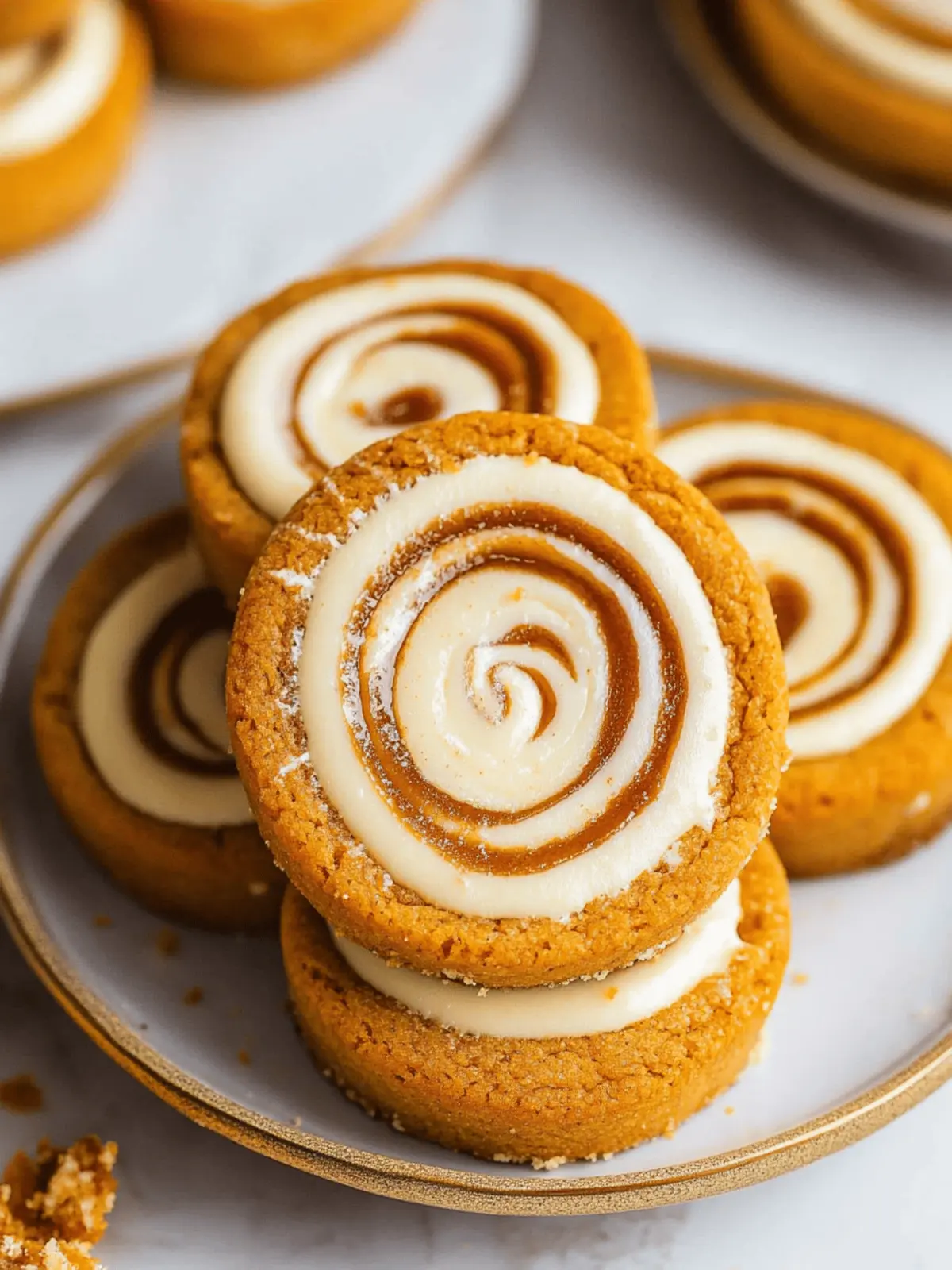 Pumpkin Butter Cheesecake Cookies